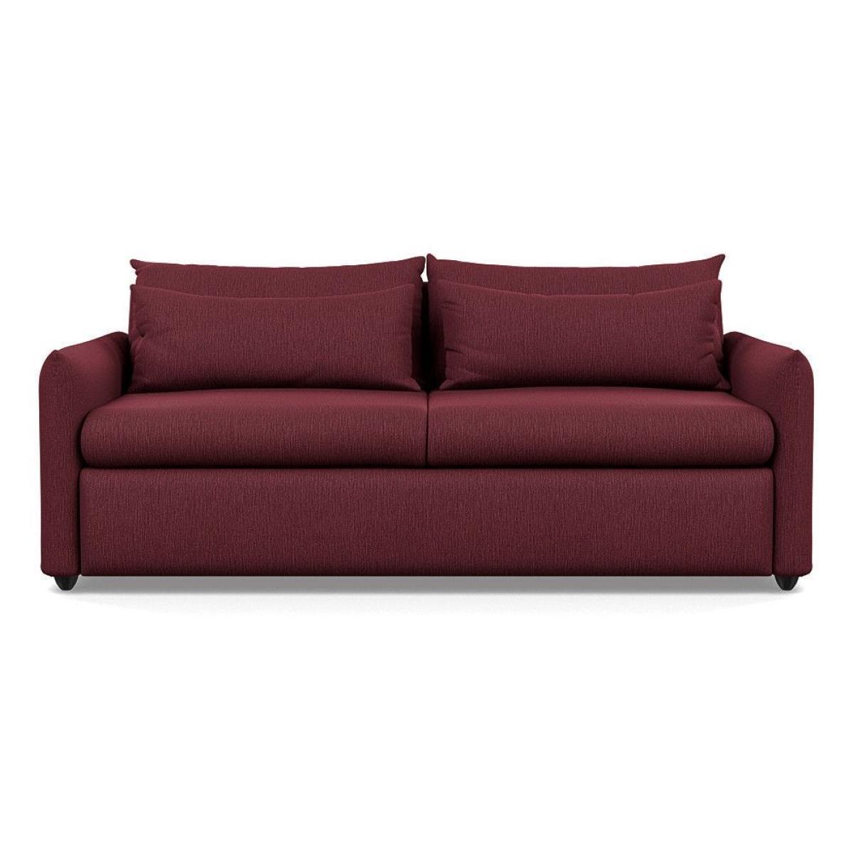 Heal's Pillow 4 Seater Sofa Melton Wool Shale Black - Heal's UK Furniture – image 16