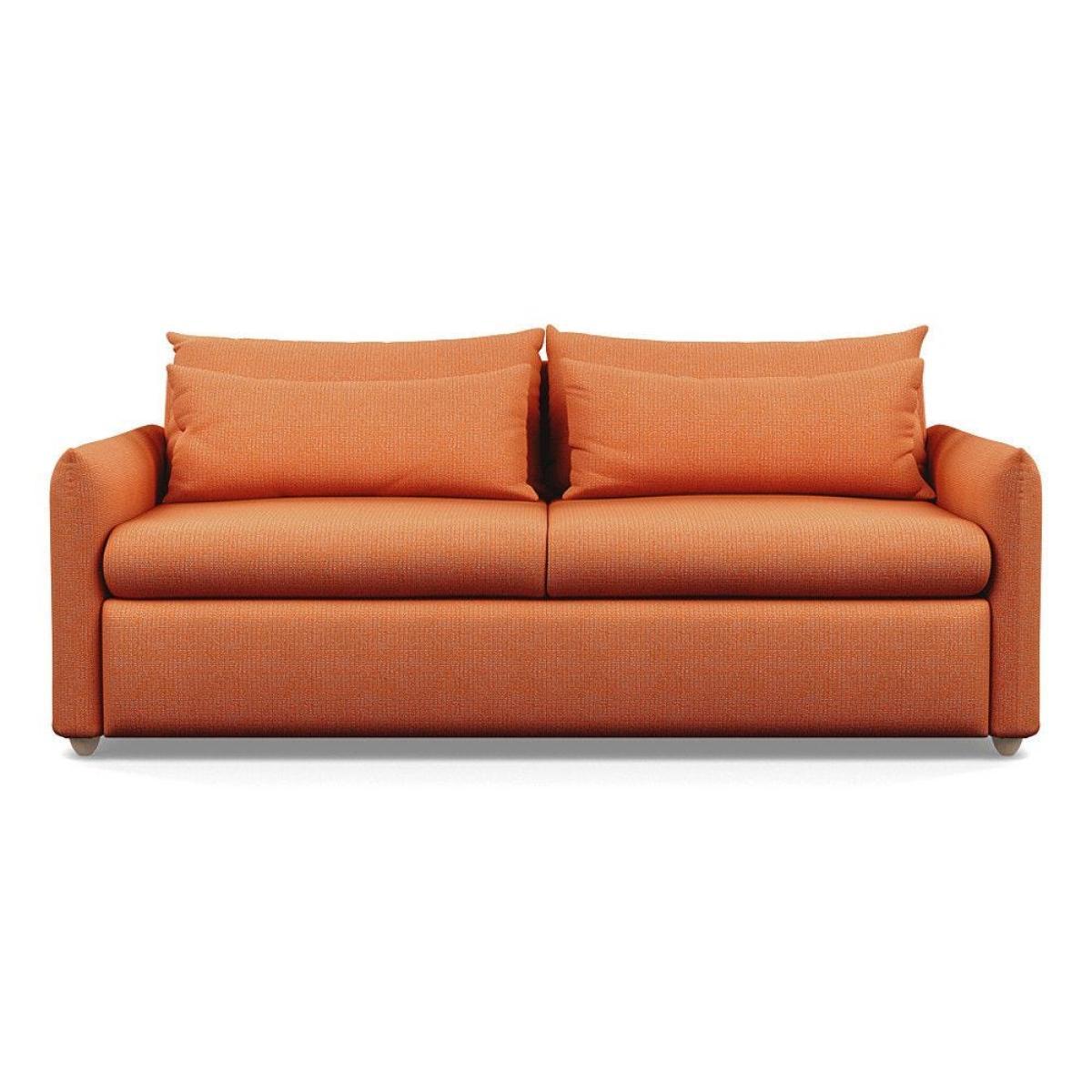 Heal's Pillow 4 Seater Sofa Melton Wool Shale Black - Heal's UK Furniture – image 22