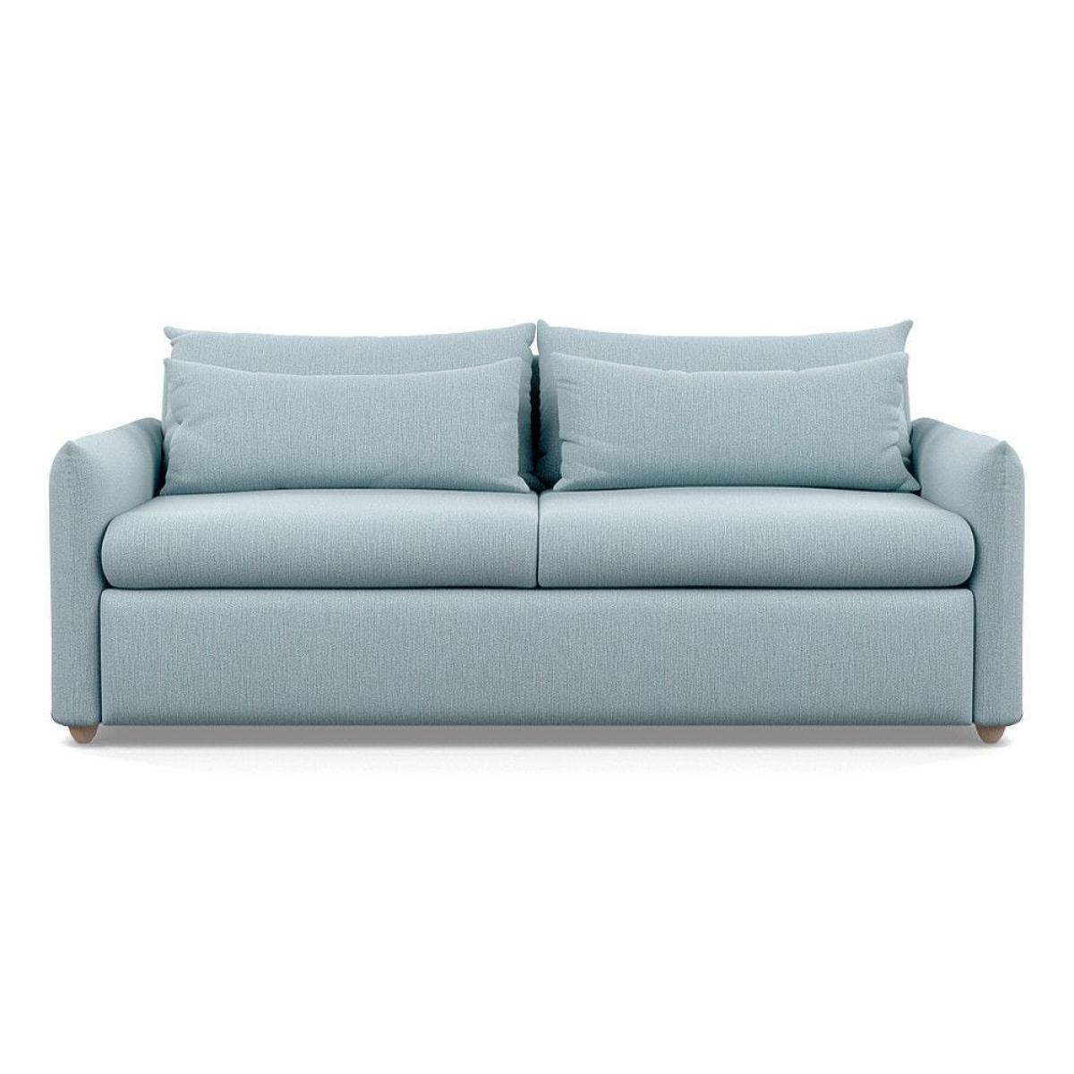 Heal's Pillow 4 Seater Sofa Melton Wool Shale Black - Heal's UK Furniture – image 25