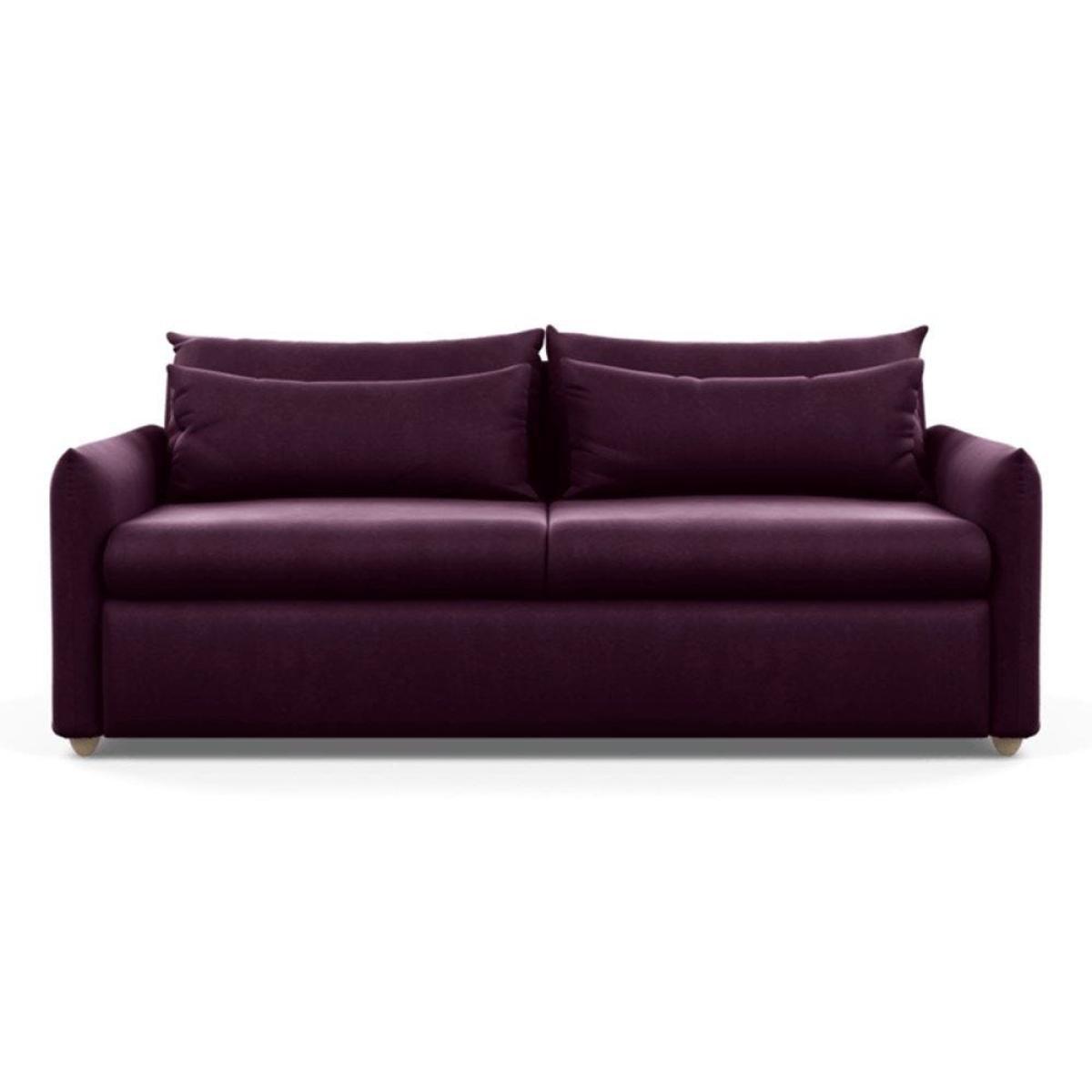 Heal's Pillow 4 Seater Sofa Melton Wool Shale Black - Heal's UK Furniture – image 26