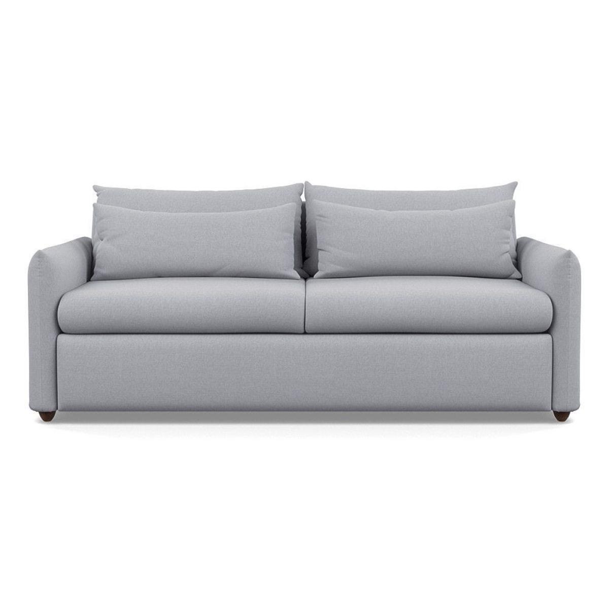 Heal's Pillow 4 Seater Sofa Melton Wool Shale Black - Heal's UK Furniture – image 27