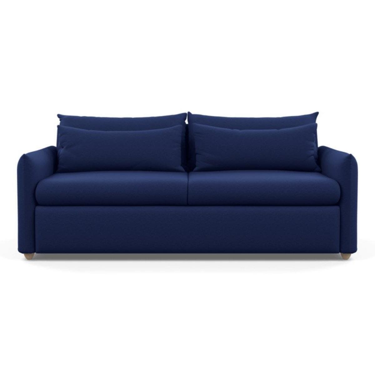 Heal's Pillow 4 Seater Sofa Melton Wool Shale Black - Heal's UK Furniture – image 30