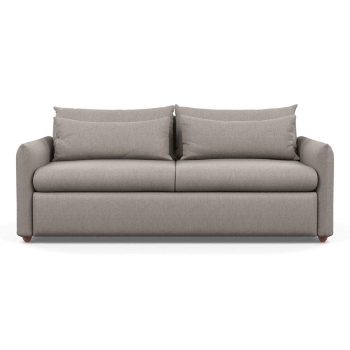 Heal's Pillow 4 Seater Sofa Melton Wool Shale Black - Heal's UK Furniture – image 4