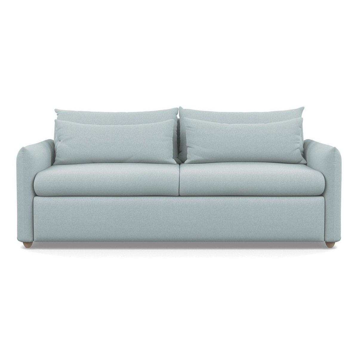 Heal's Pillow 4 Seater Sofa Melton Wool Shale Black - Heal's UK Furniture – image 31