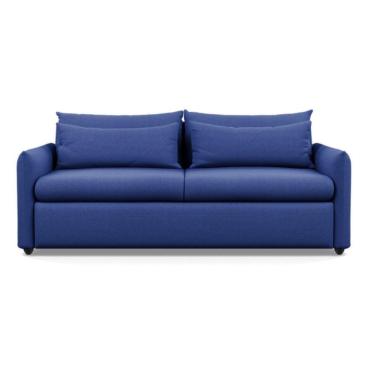 Heal's Pillow 4 Seater Sofa Melton Wool Shale Black - Heal's UK Furniture – image 32
