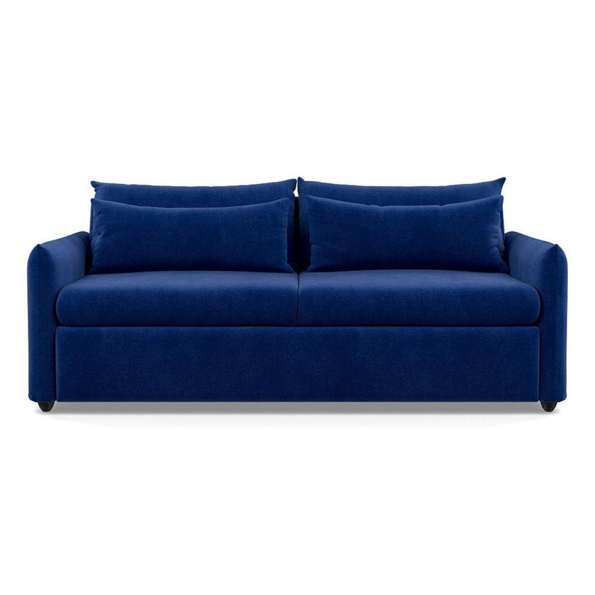 Heal's Pillow 4 Seater Sofa Melton Wool Shale Black - Heal's UK Furniture – image 33