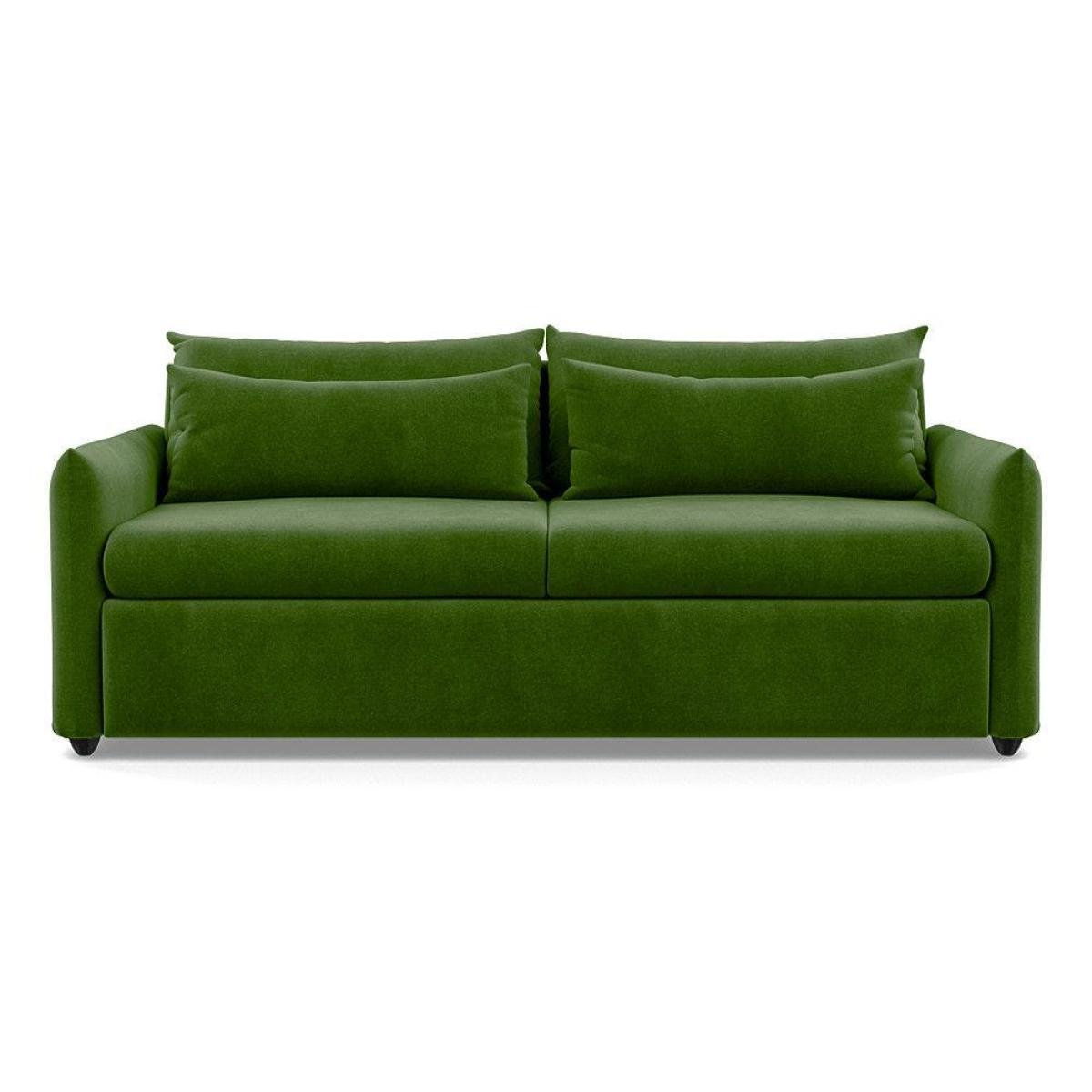 Heal's Pillow 4 Seater Sofa Melton Wool Shale Black - Heal's UK Furniture – image 34