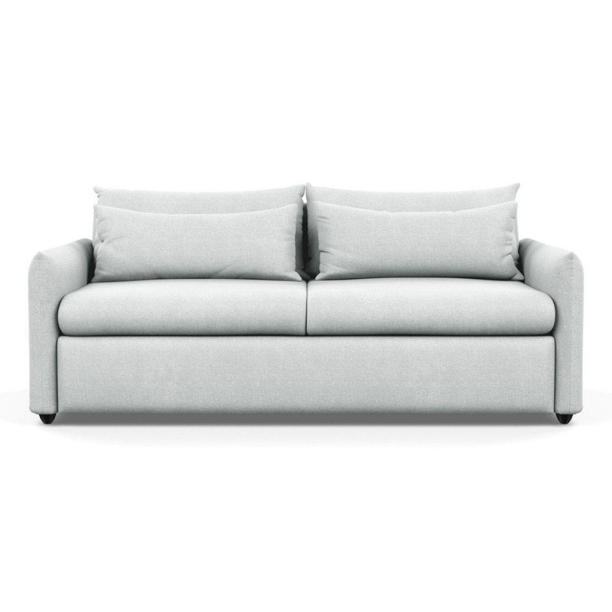 Heal's Pillow 4 Seater Sofa Melton Wool Shale Black - Heal's UK Furniture – image 36