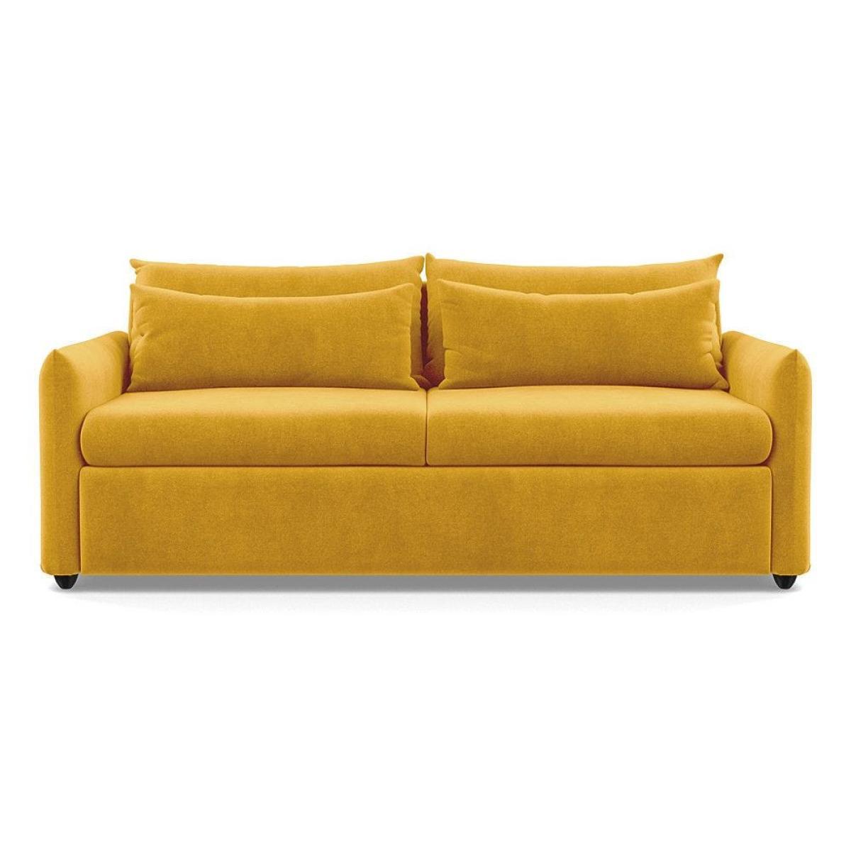 Heal's Pillow 4 Seater Sofa Melton Wool Shale Black - Heal's UK Furniture – image 38