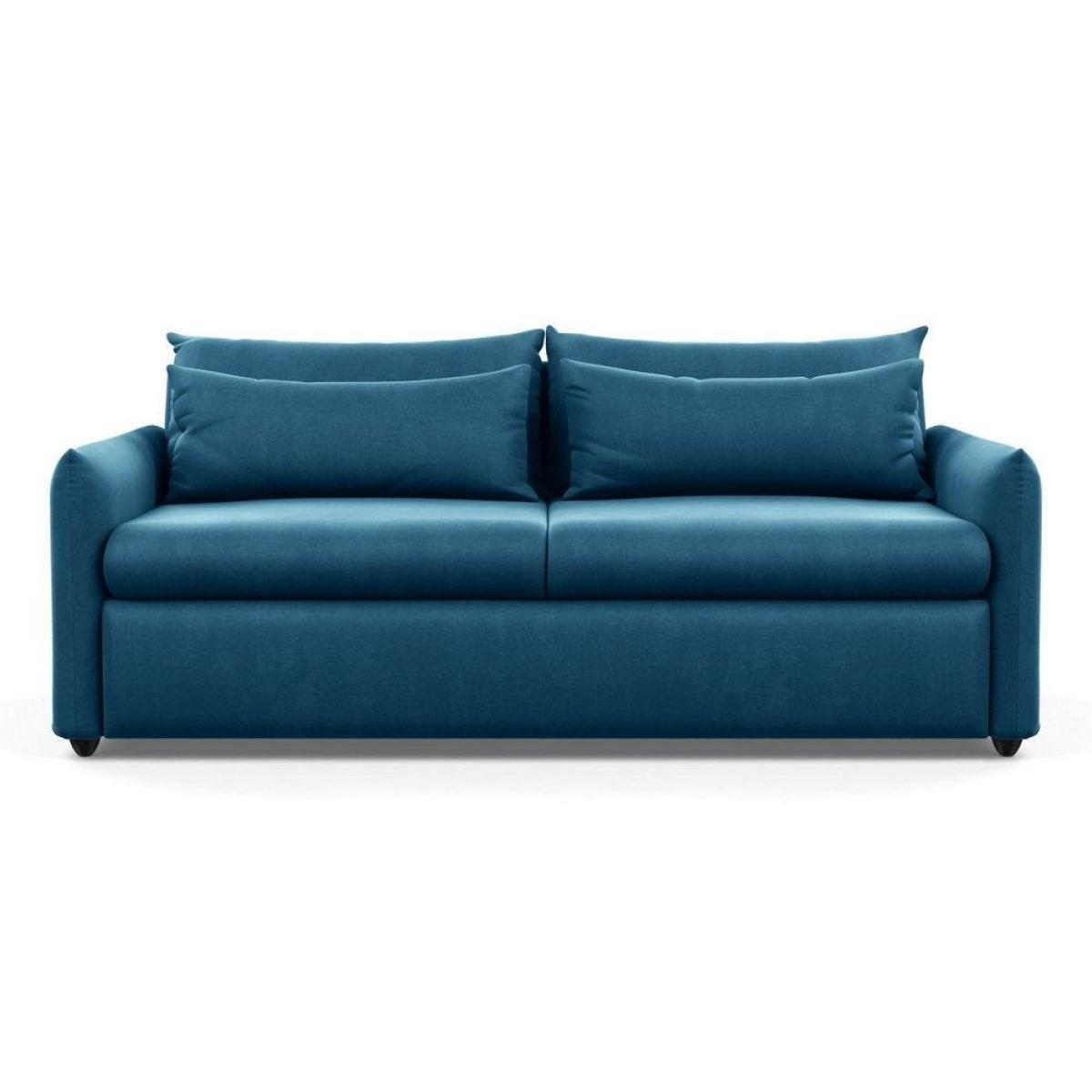 Heal's Pillow 4 Seater Sofa Melton Wool Shale Black - Heal's UK Furniture – image 5