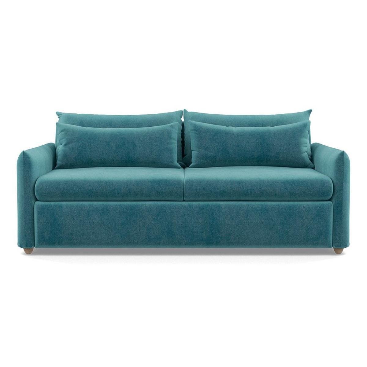 Heal's Pillow 4 Seater Sofa Melton Wool Shale Black - Heal's UK Furniture – image 41