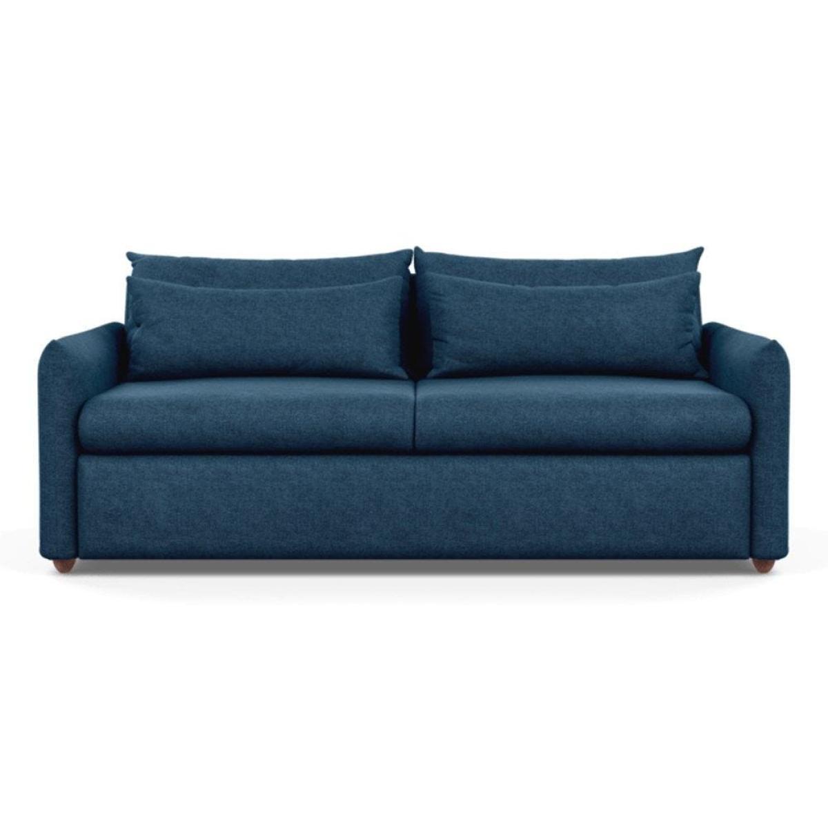 Heal's Pillow 4 Seater Sofa Melton Wool Shale Black - Heal's UK Furniture – image 43