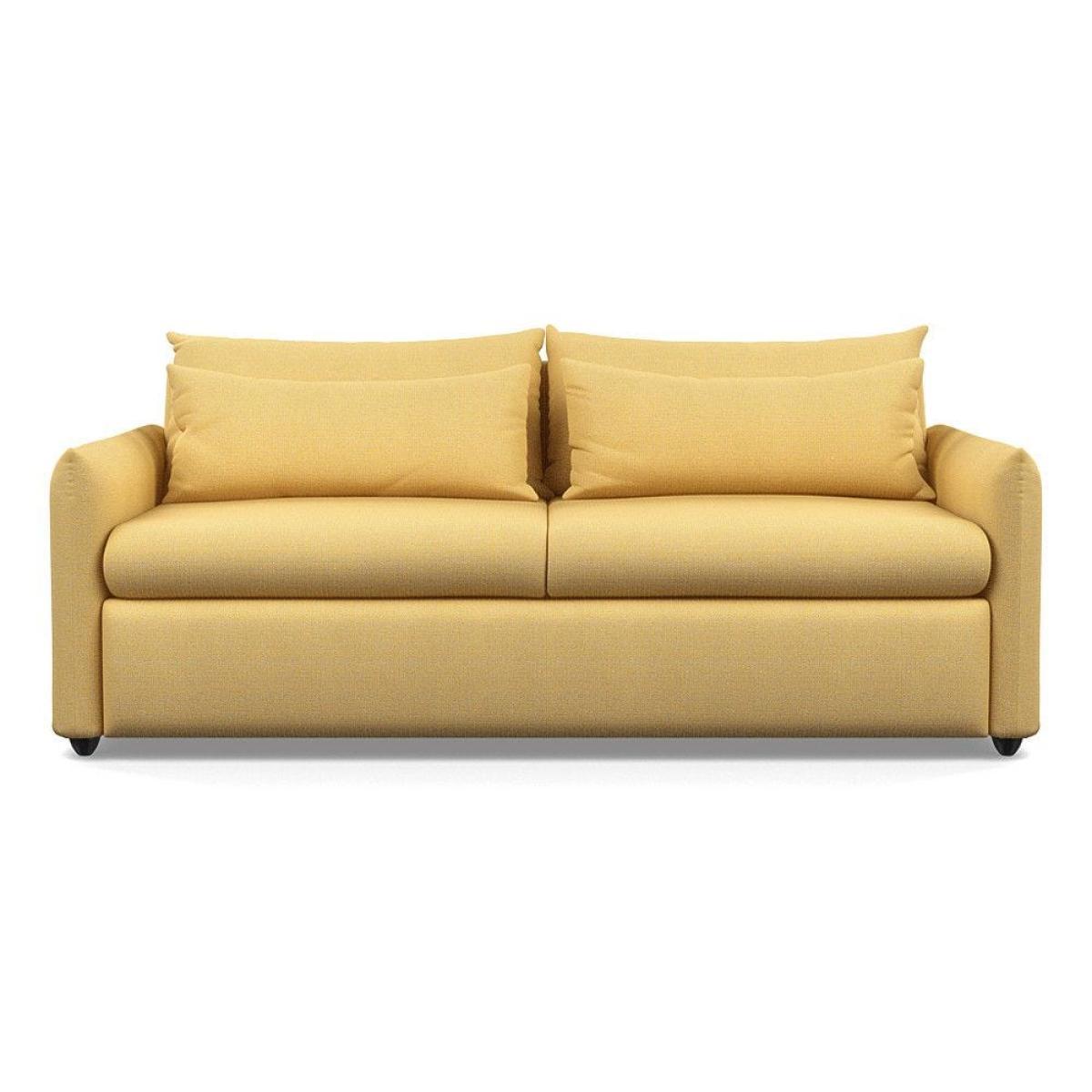 Heal's Pillow 4 Seater Sofa Melton Wool Shale Black - Heal's UK Furniture – image 44