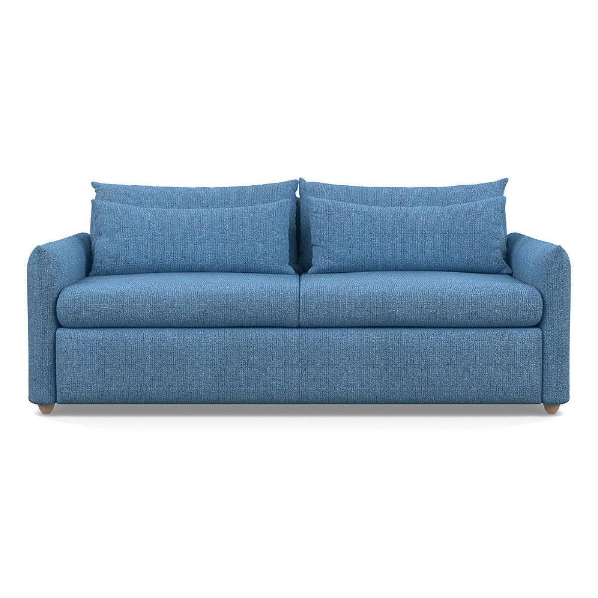 Heal's Pillow 4 Seater Sofa Melton Wool Shale Black - Heal's UK Furniture – image 47
