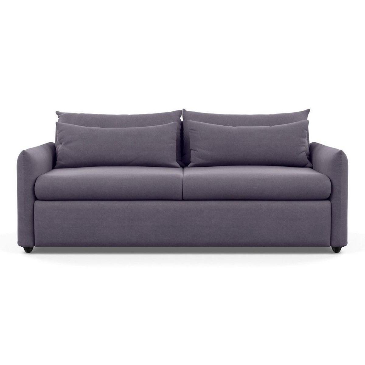 Heal's Pillow 4 Seater Sofa Melton Wool Shale Black - Heal's UK Furniture – image 50