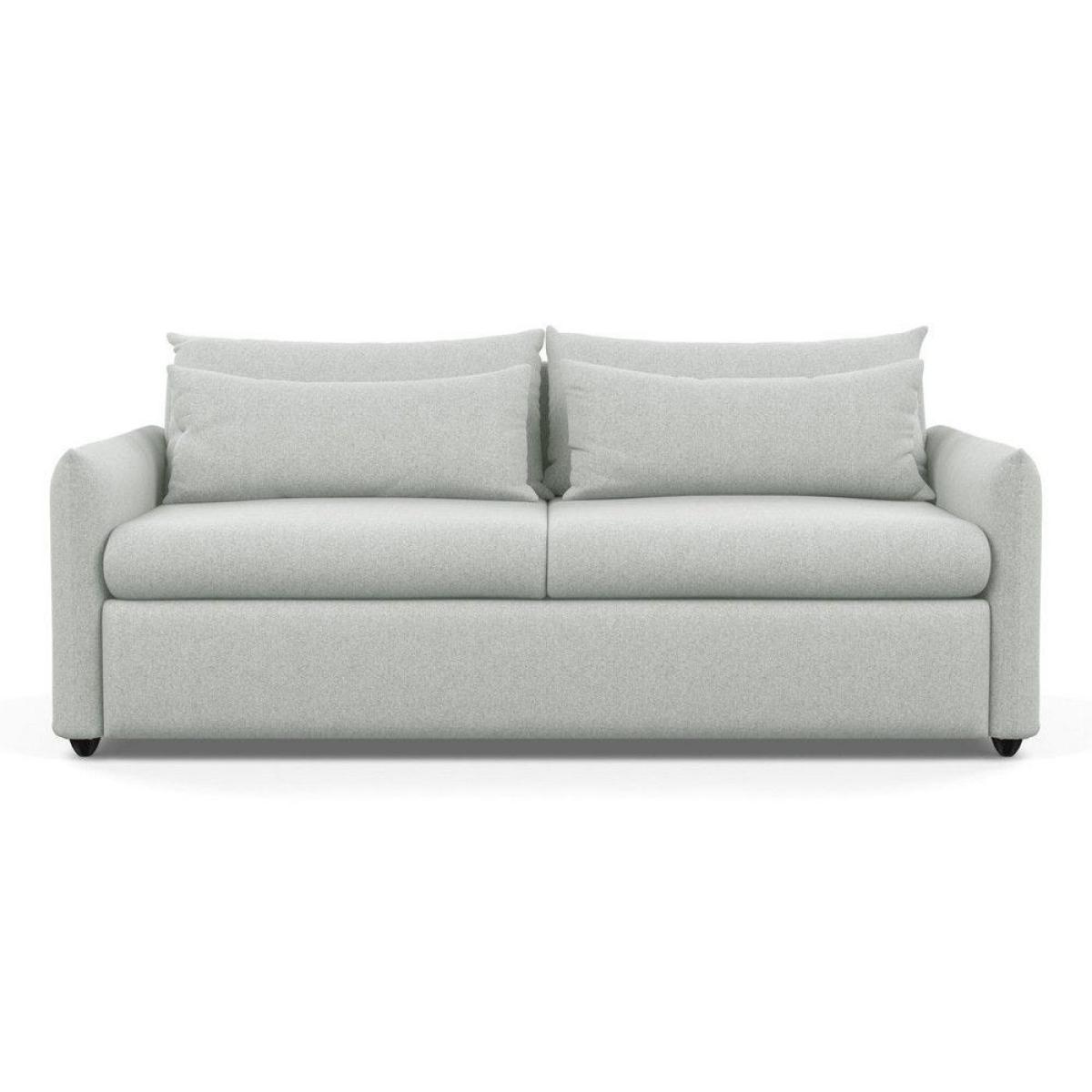 Heal's Pillow 4 Seater Sofa Melton Wool Shale Black - Heal's UK Furniture – image 6