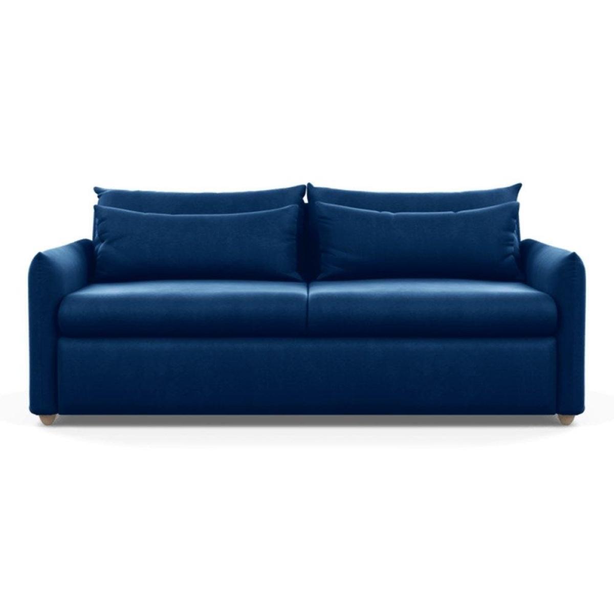 Heal's Pillow 4 Seater Sofa Melton Wool Shale Black - Heal's UK Furniture – image 51