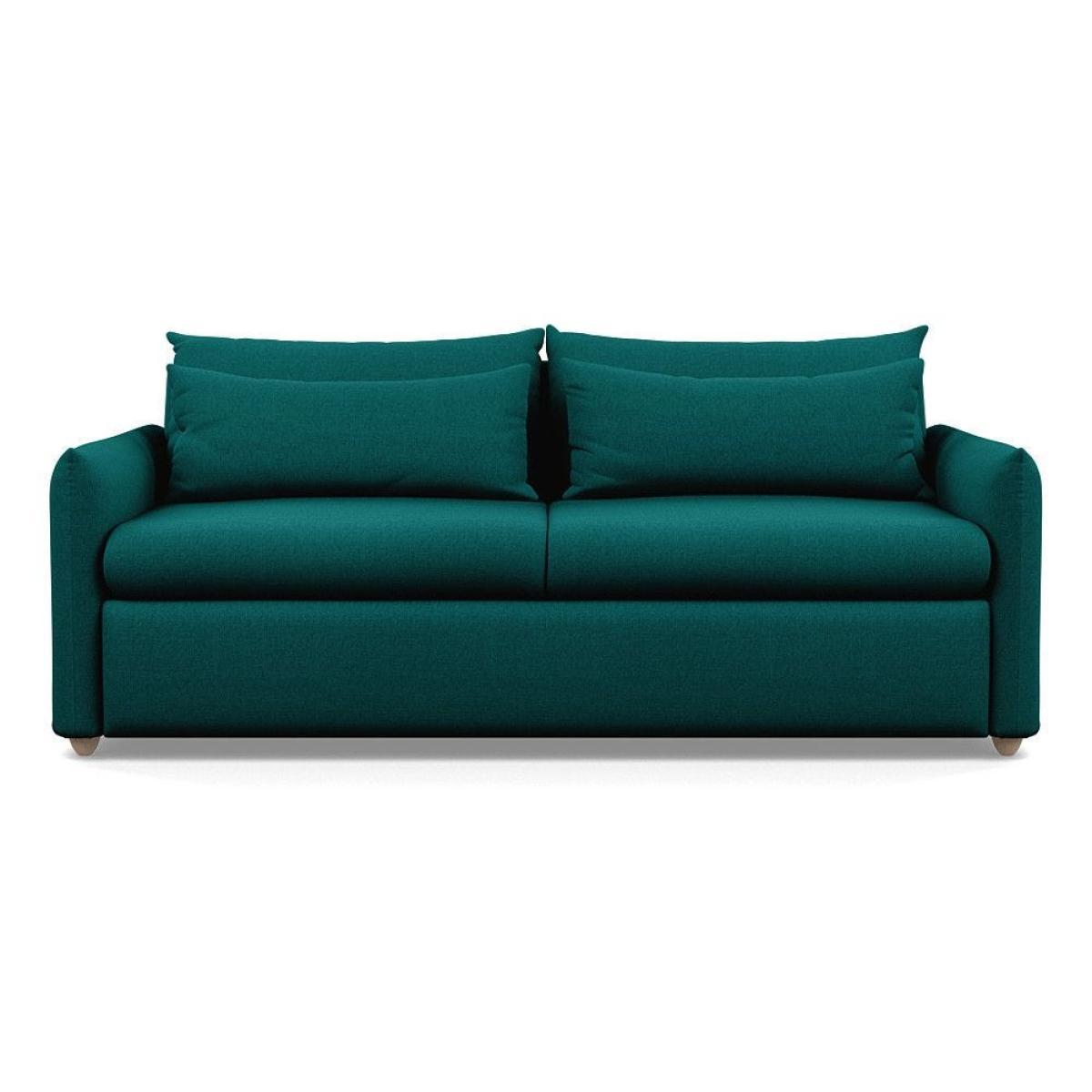 Heal's Pillow 4 Seater Sofa Melton Wool Shale Black - Heal's UK Furniture – image 52