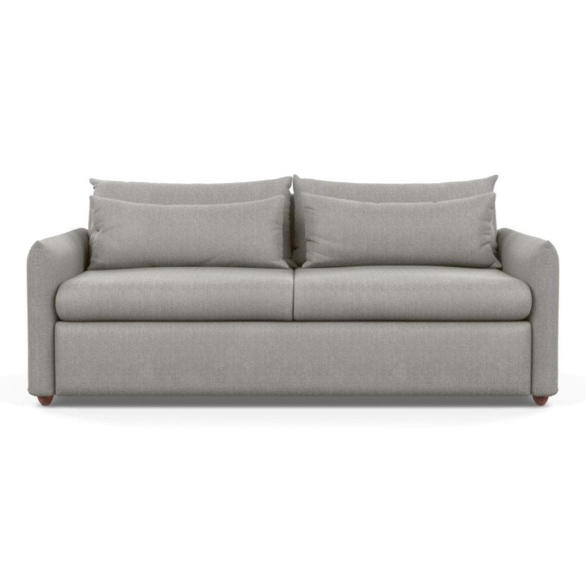 Heal's Pillow 4 Seater Sofa Melton Wool Shale Black - Heal's UK Furniture – image 55