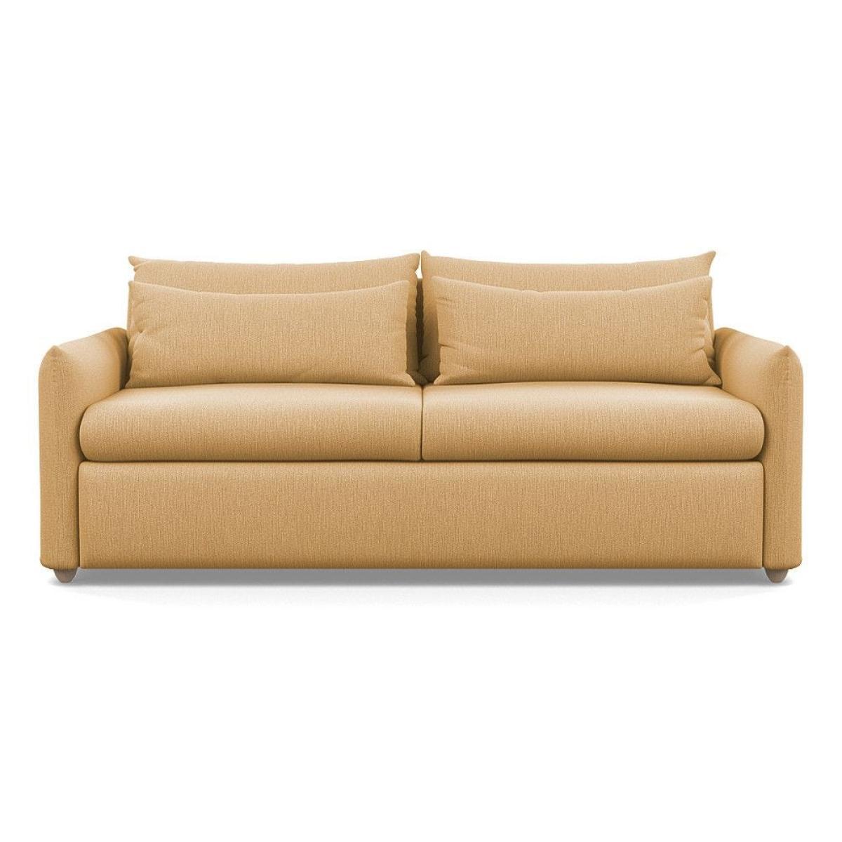 Heal's Pillow 4 Seater Sofa Melton Wool Shale Black - Heal's UK Furniture – image 56