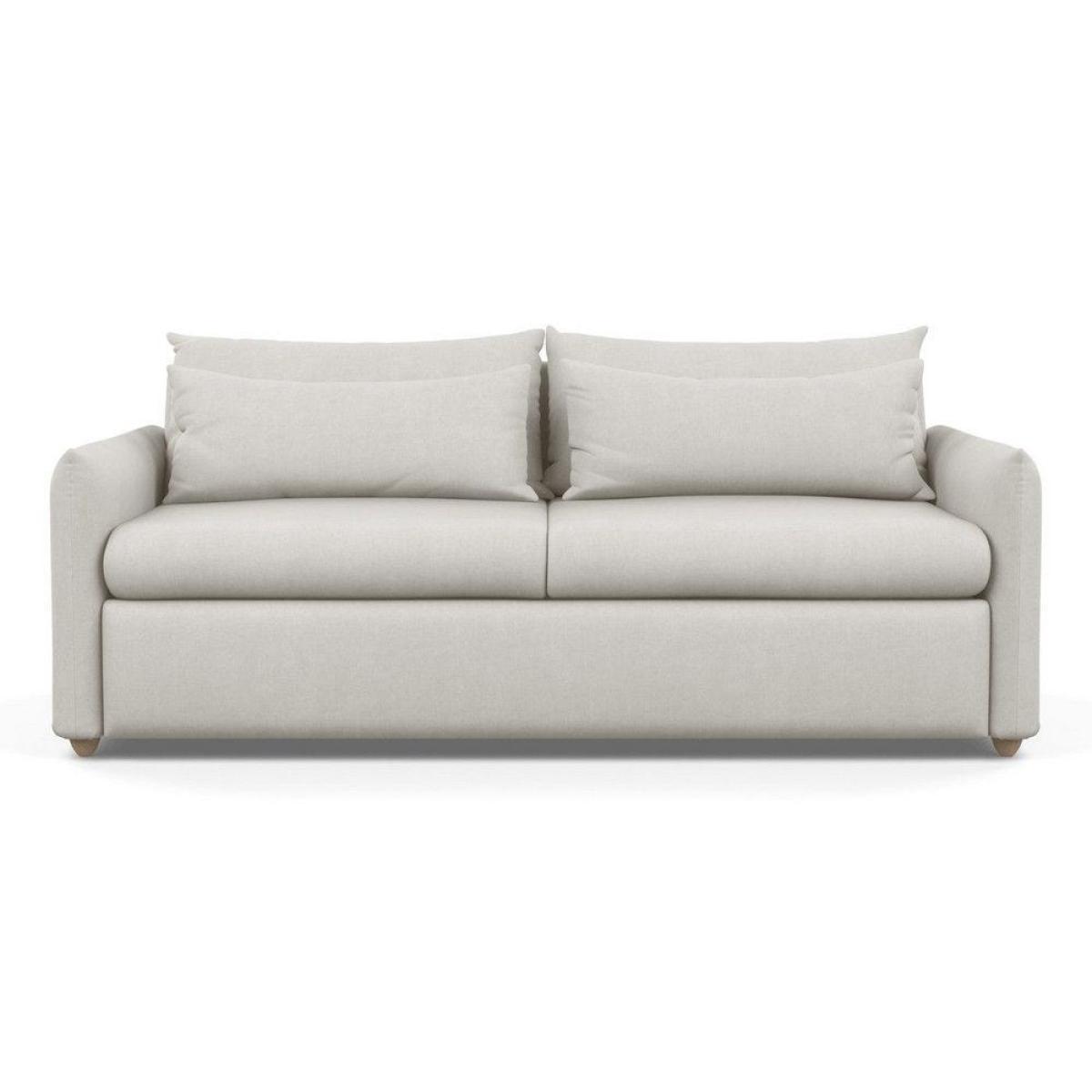 Heal's Pillow 4 Seater Sofa Melton Wool Shale Black - Heal's UK Furniture – image 7
