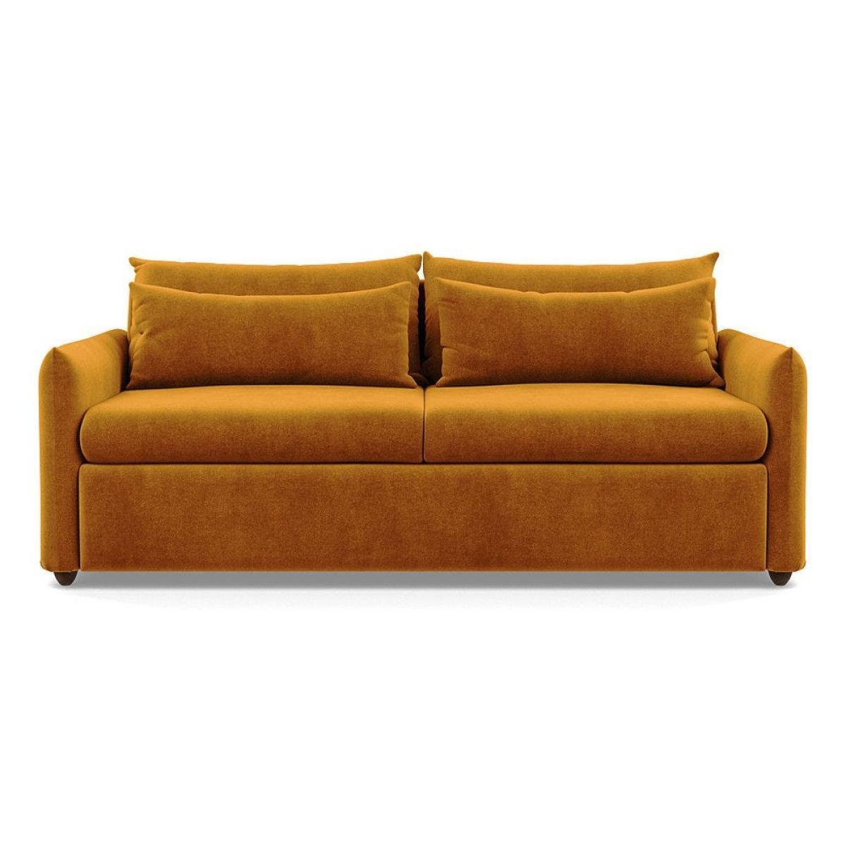 Heal's Pillow 4 Seater Sofa Melton Wool Shale Black - Heal's UK Furniture – image 9