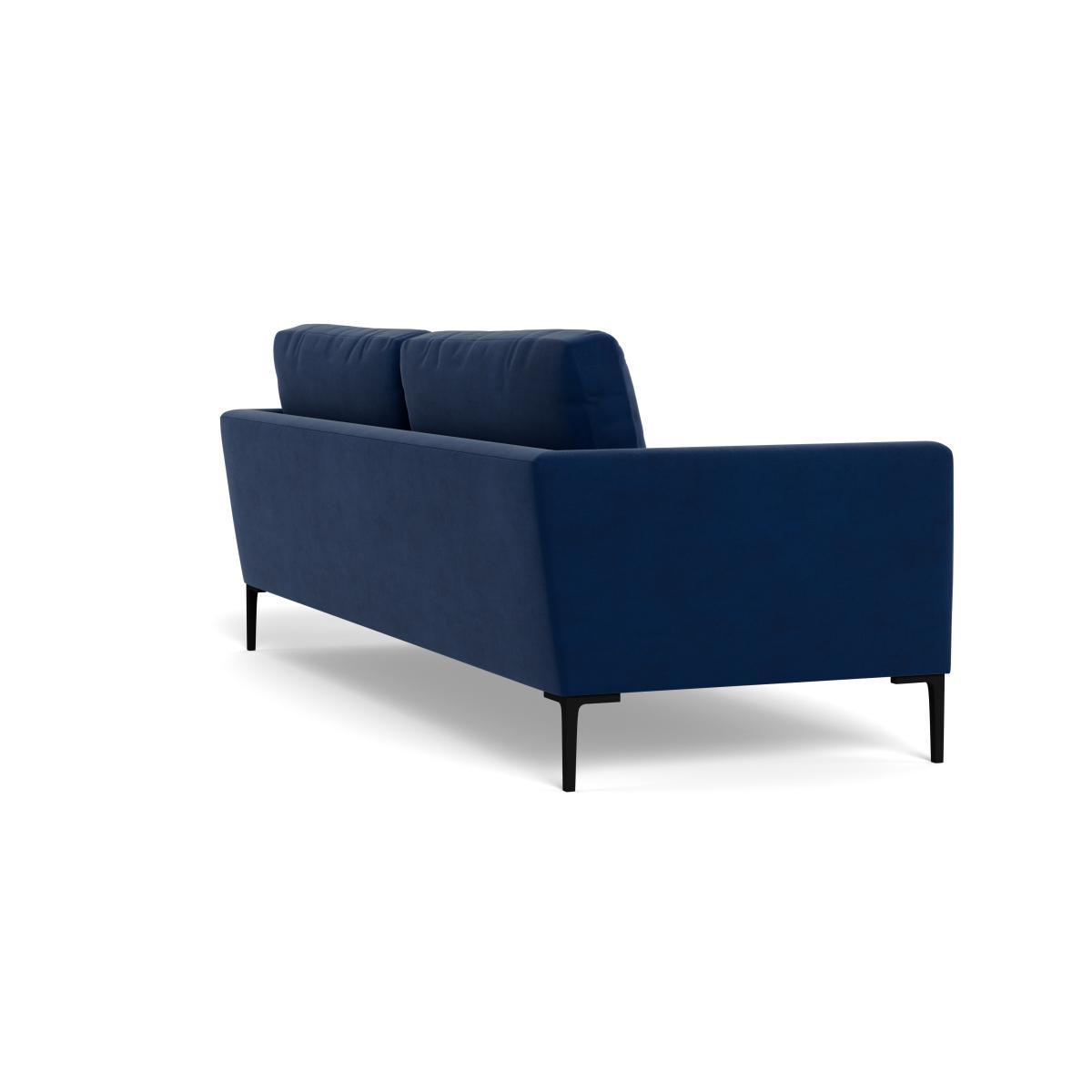 Heal's Eton 4 Seater Sofa Smart Luxe Velvet Midnight Brass Feet - Heal's UK Furniture – image 4