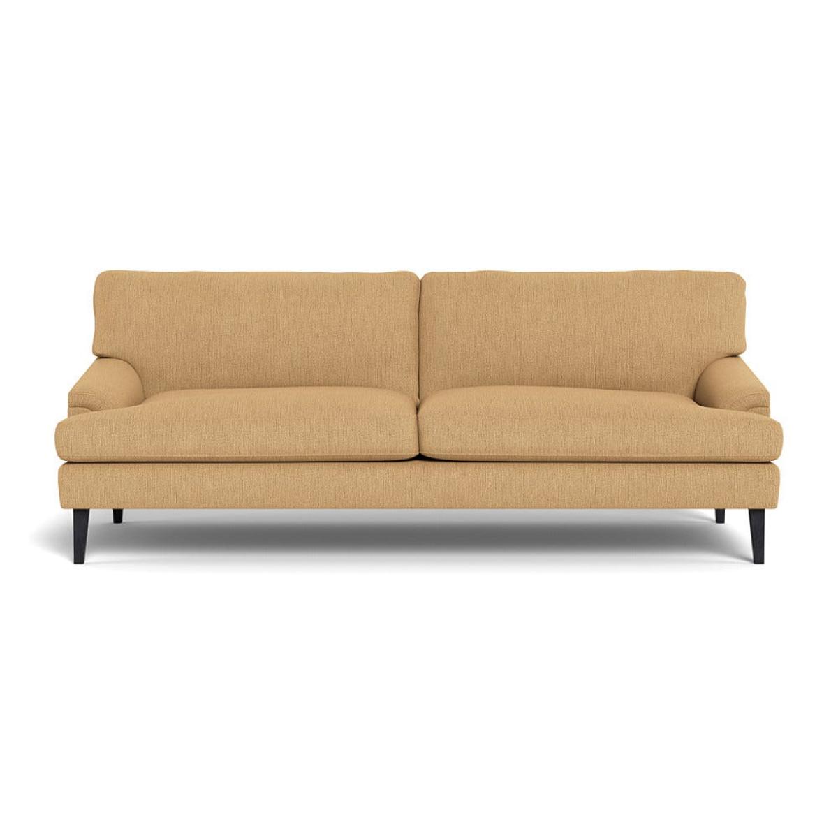 Heal's Stanton 4 Seater Sofa Smart Linen Mix Sand Black Feet – image 2