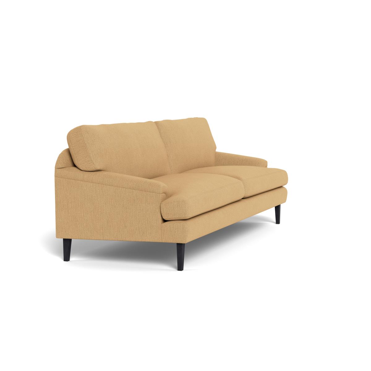 Heal's Stanton 4 Seater Sofa Smart Linen Mix Sand Black Feet – image 3