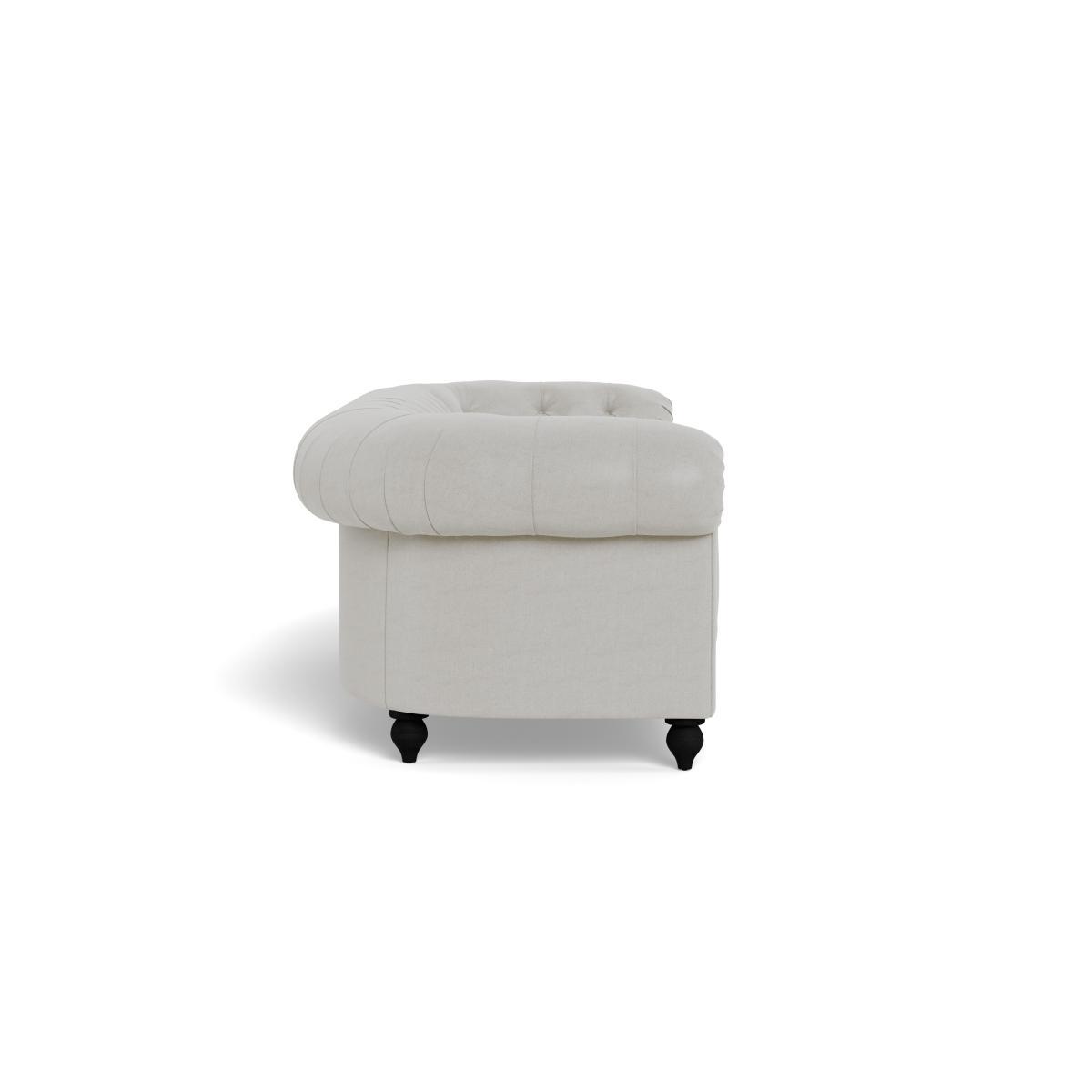 Heal's Fitzrovia 4 Seater Sofa Capelo LinenCotton Sea Salt Chestnut Stain Feet - Heal's UK Furniture – image 3