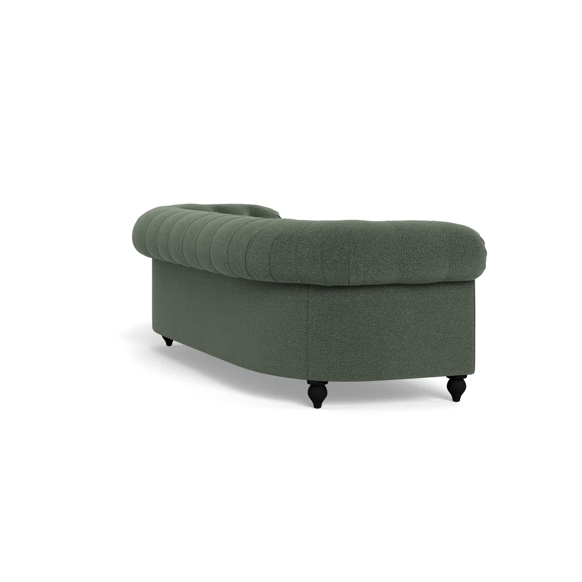Heal's Fitzrovia 4 Seater Sofa Boucle Fern Natural Feet – image 4