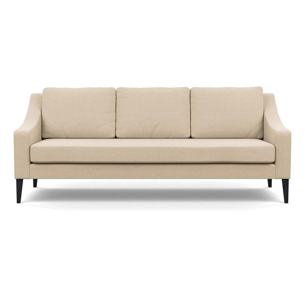 Heal's Richmond 4 Seater Sofa Brushed Cotton Oat Black Feet – image 2