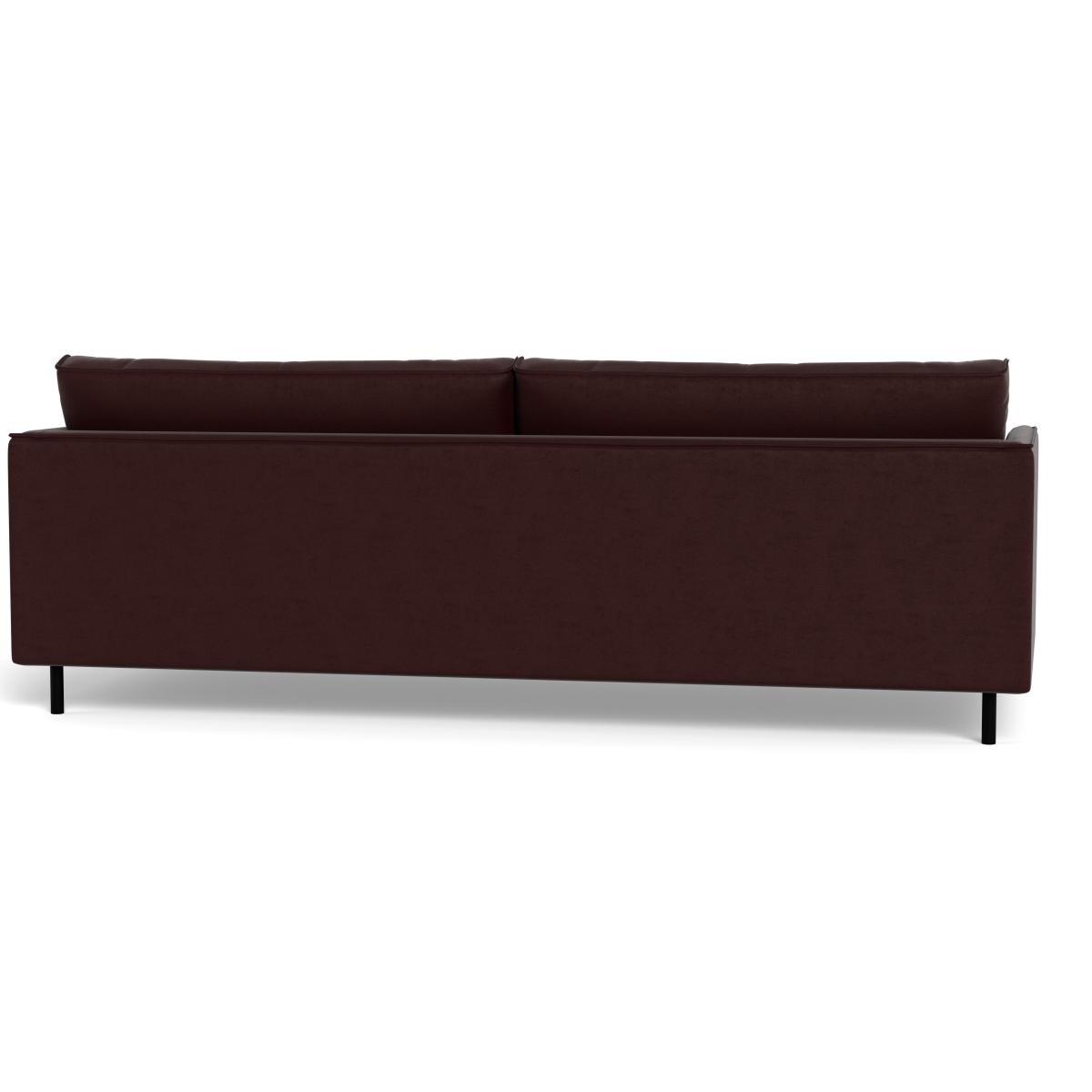 Heal's Tortona 4 Seater Sofa Smart Luxe Velvet Acorn Black Feet – image 6