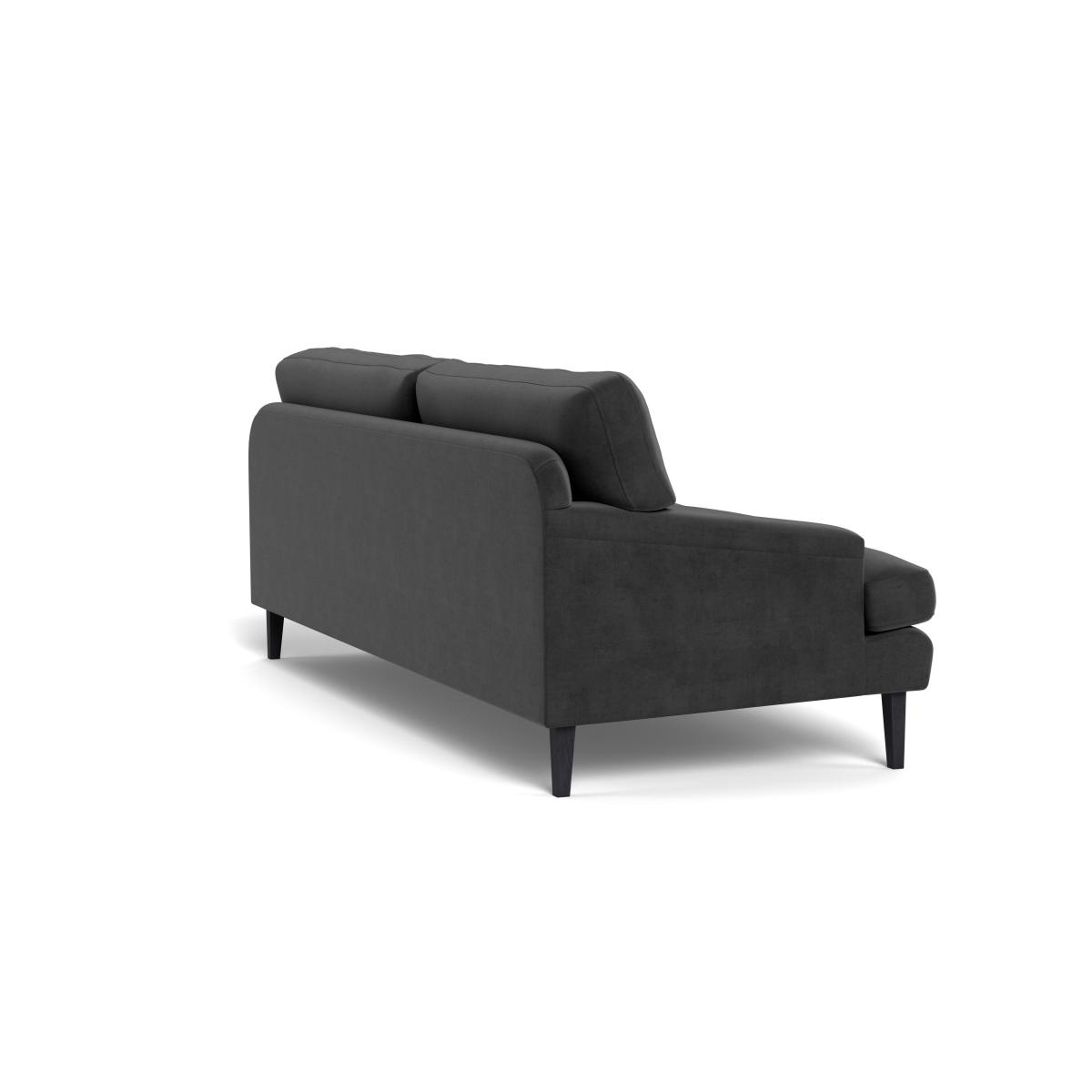 Heal's Stanton 4 Seater Sofa Smart Luxe Velvet Nickel Black Feet – image 5