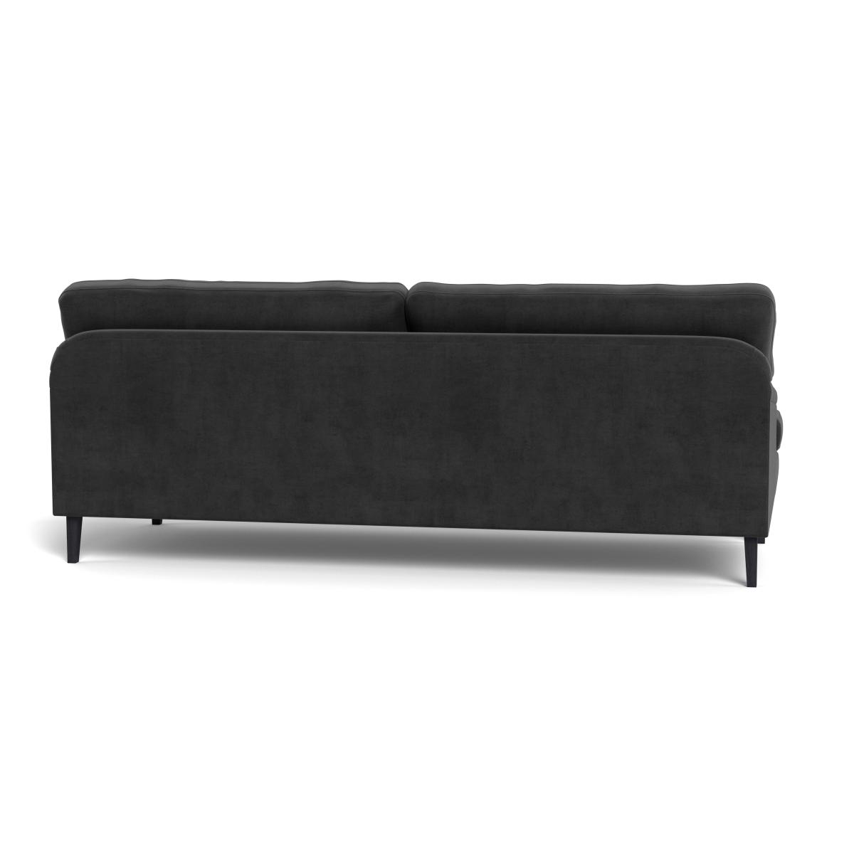 Heal's Stanton 4 Seater Sofa Smart Luxe Velvet Nickel Black Feet – image 6
