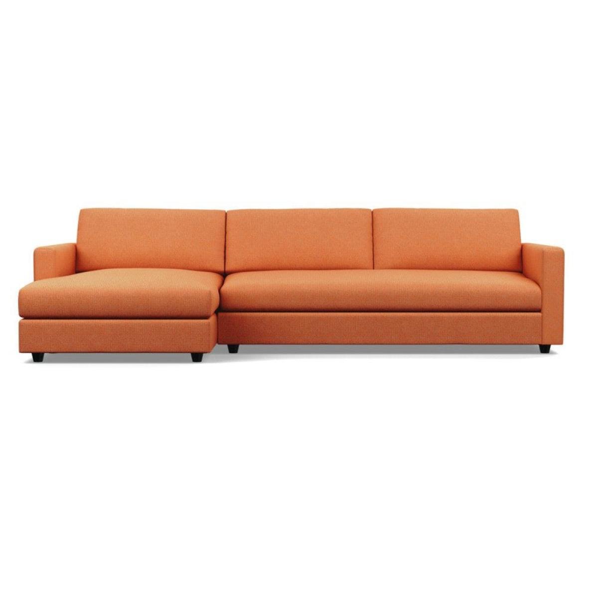 Heal's Nimbus II LHF 4 Seater Corner Chaise Velvet Black Black Feet - Heal's UK Furniture – image 26