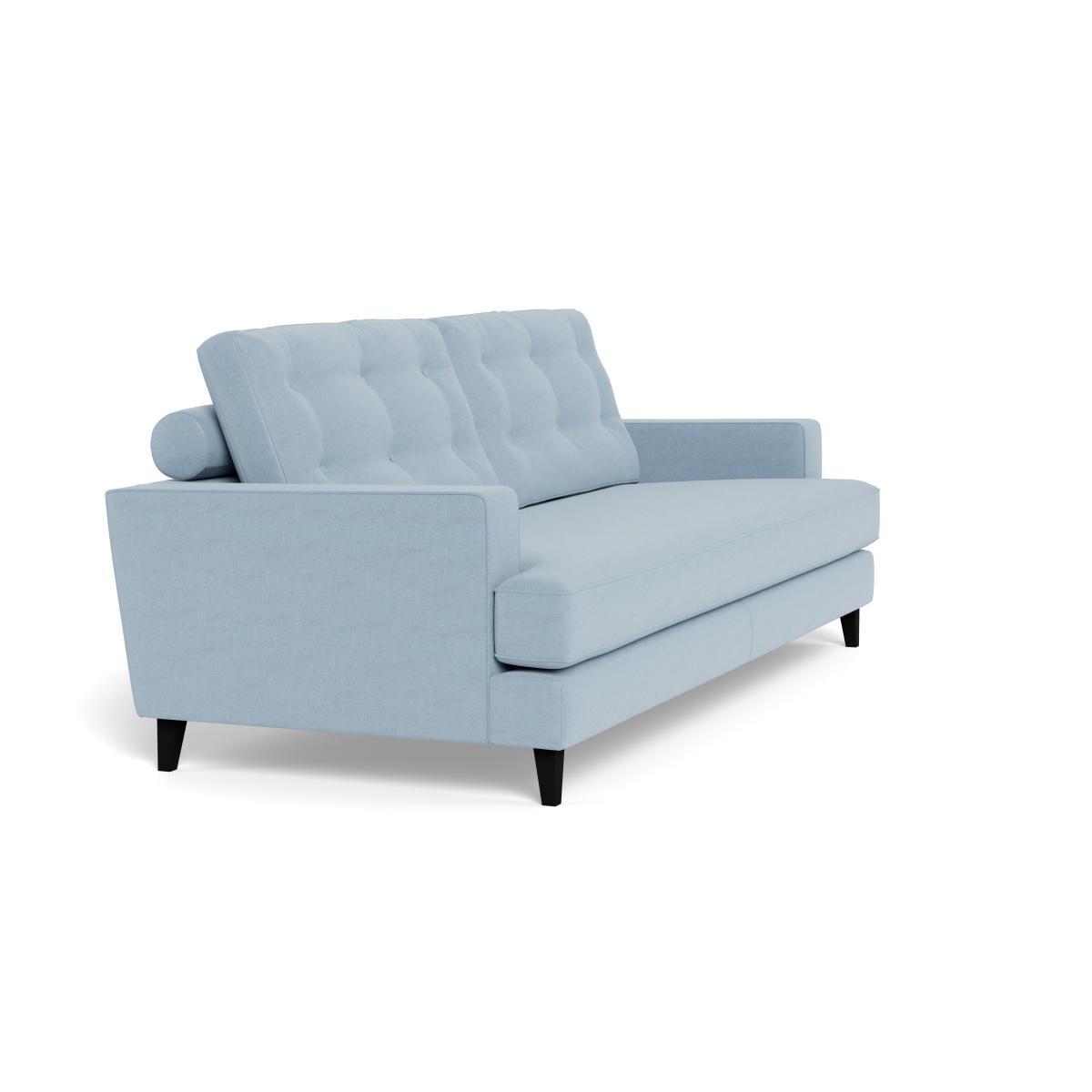 Heal's Mistral 4 Seater Sofa Capelo LinenCotton Sea Shanty Black Feet - Heal's UK Furniture – image 2