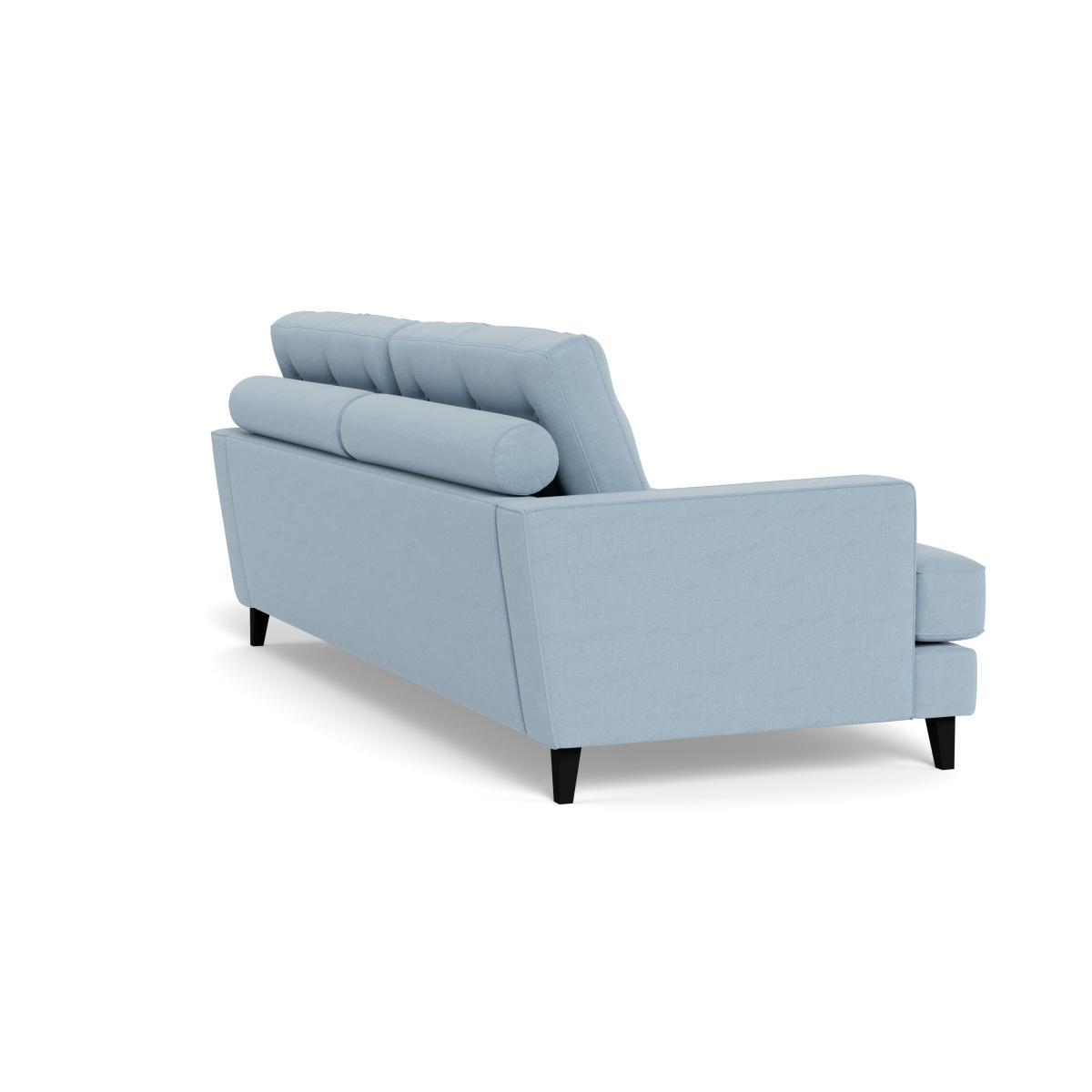 Heal's Mistral 4 Seater Sofa Capelo LinenCotton Sea Shanty Black Feet - Heal's UK Furniture – image 4