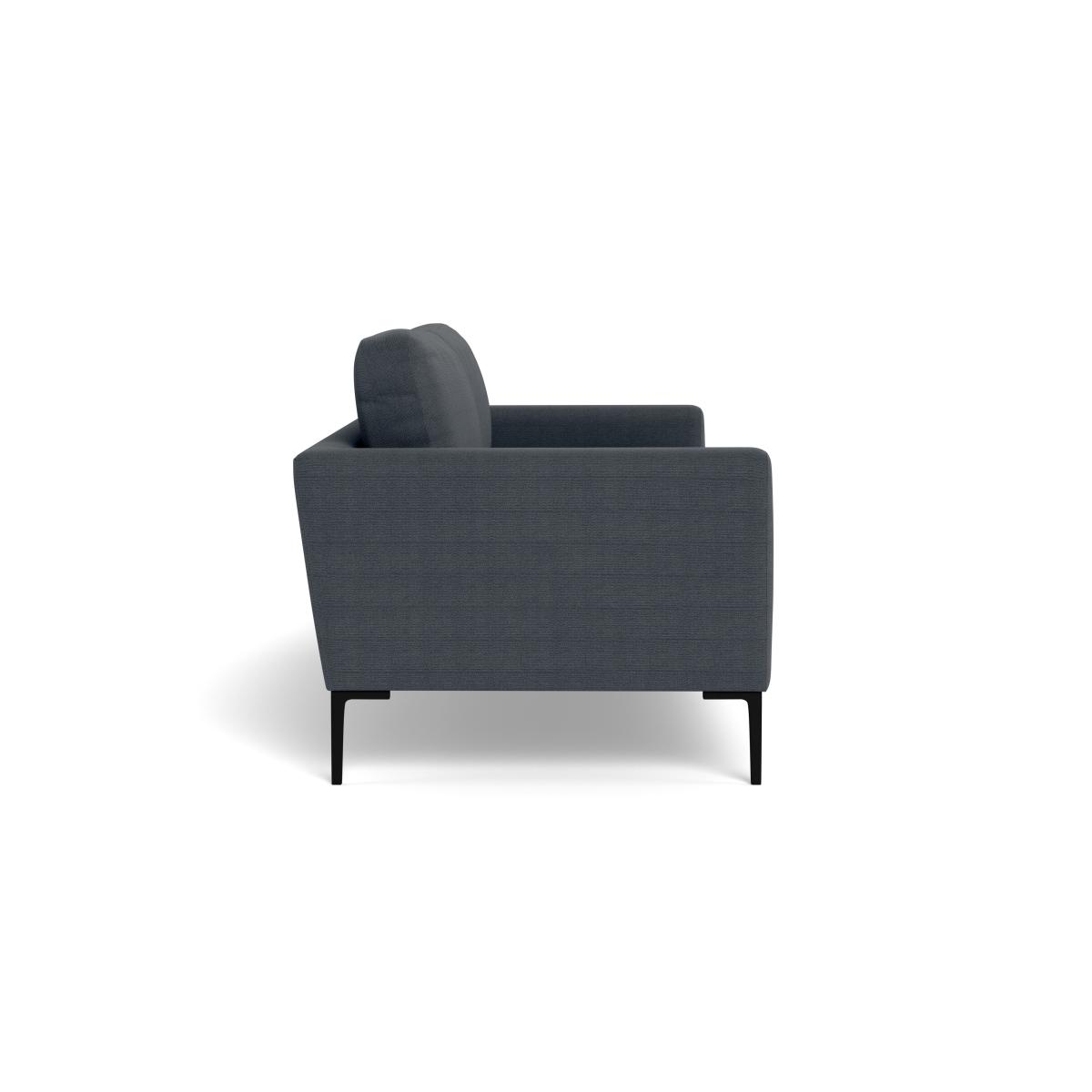 Heal's Eton 4 Seater Sofa Linen Dark Grey Brass Feet – image 4