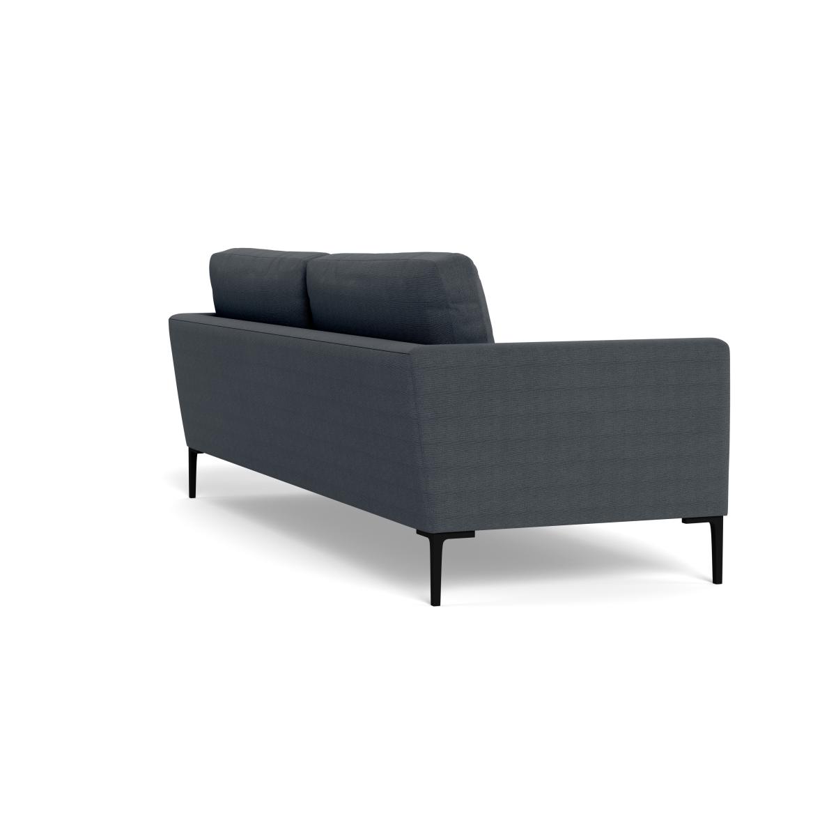 Heal's Eton 4 Seater Sofa Linen Dark Grey Brass Feet – image 5