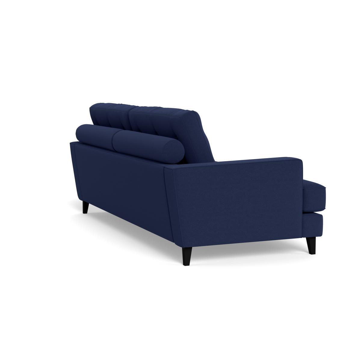 Heal's Mistral 4 Seater Sofa Melton Wool New Navy Black Feet - Heal's UK Furniture – image 4