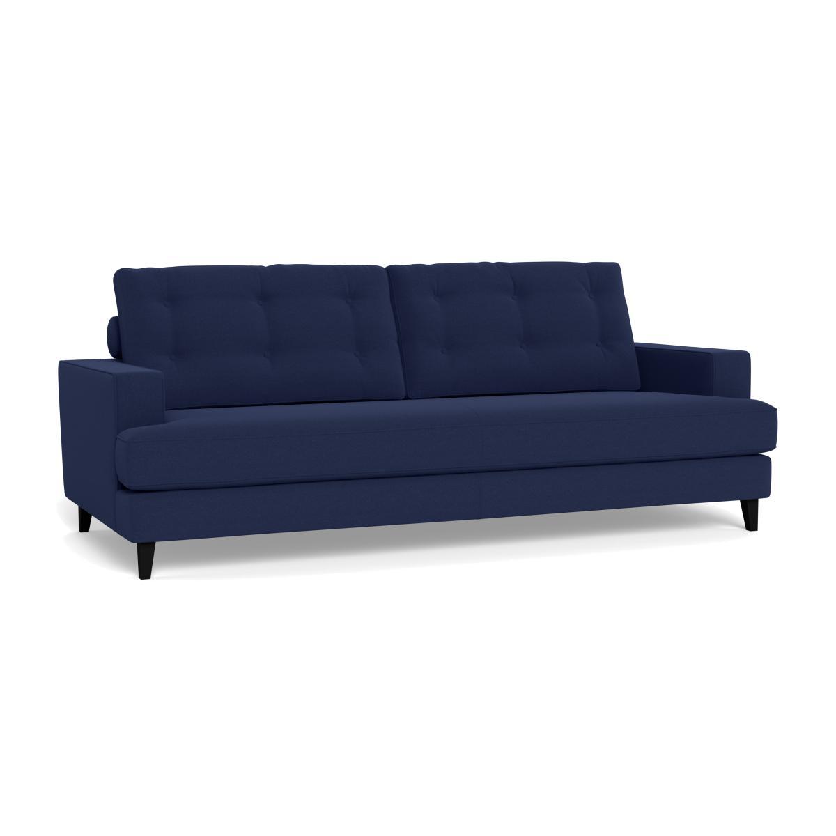 Heal's Mistral 4 Seater Sofa Melton Wool New Navy Black Feet - Heal's UK Furniture – image 1