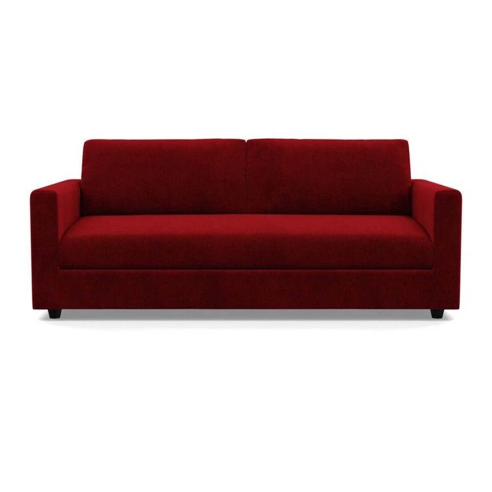 Heal's Nimbus 4 Seater Sofa Melton Wool Red Oxide Black Feet - Heal's UK Furniture – image 48