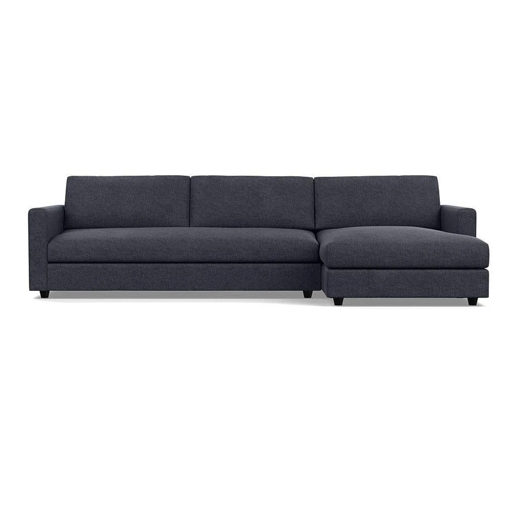 Heal's Nimbus 4 Seater Right Hand Corner Chaise Capelo LinenCotton Inkspot Black Feet - Heal's UK Furniture – image 20