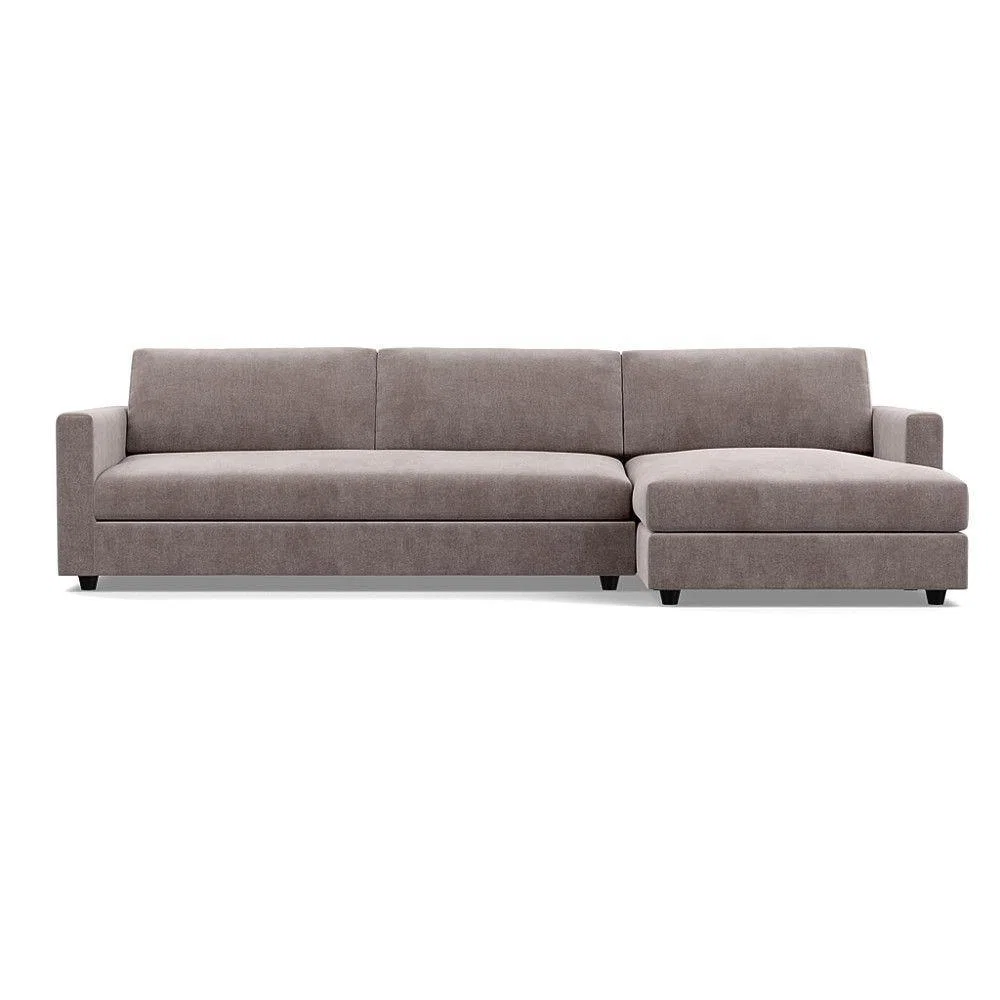 Heal's Nimbus 4 Seater Right Hand Corner Chaise Capelo LinenCotton Inkspot Black Feet - Heal's UK Furniture – image 23