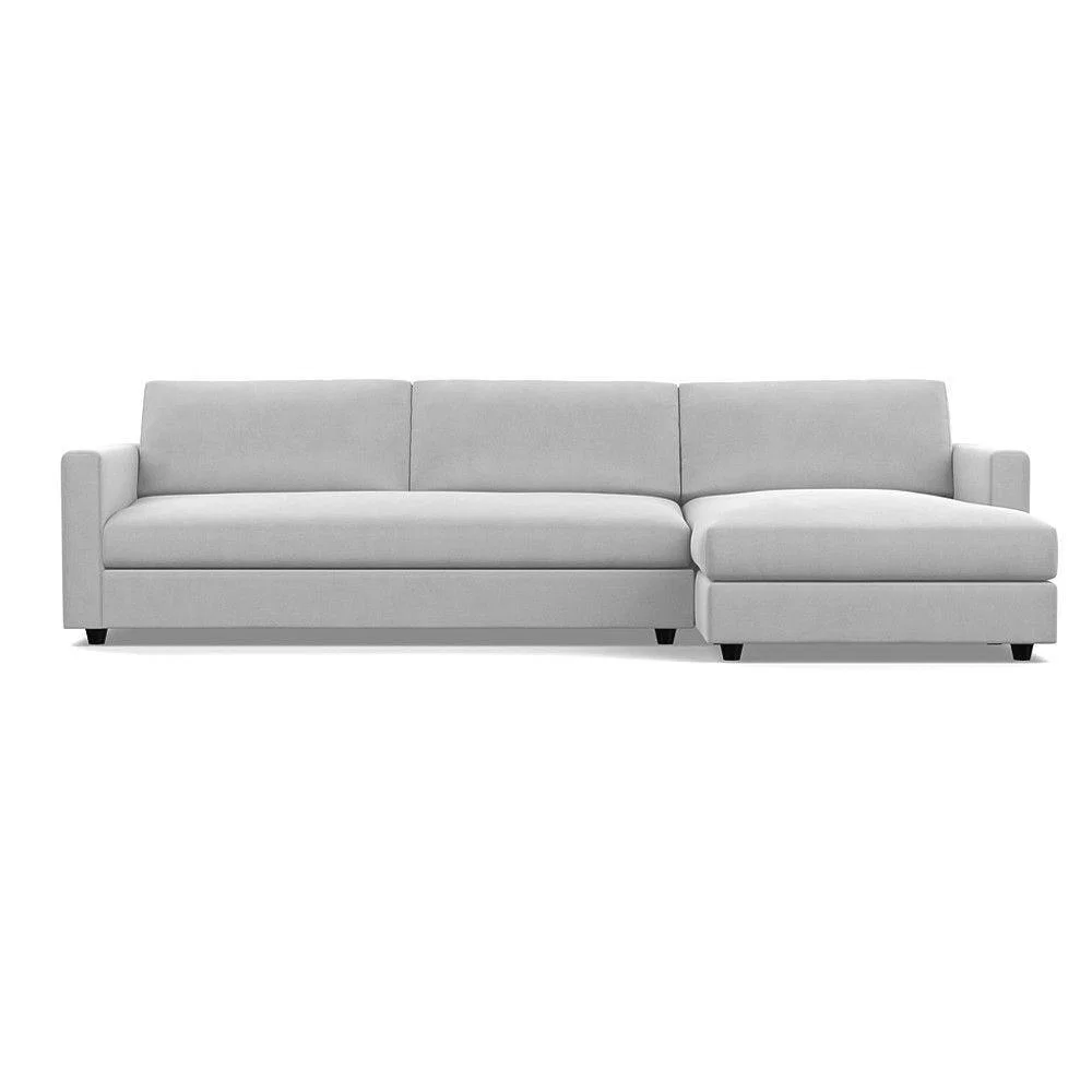 Heal's Nimbus 4 Seater Right Hand Corner Chaise Capelo LinenCotton Inkspot Black Feet - Heal's UK Furniture – image 29