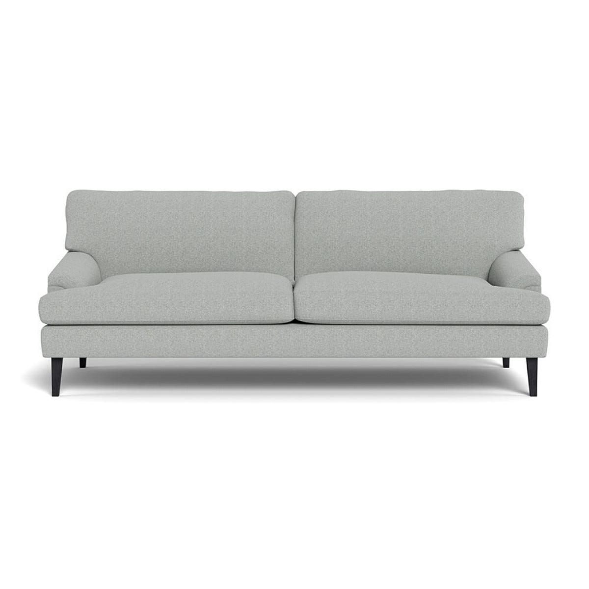 Heal's Stanton 4 Seater Sofa Melton Wool Limestone Black Feet – image 2