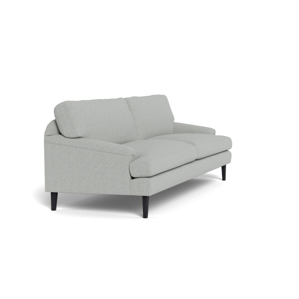 Heal's Stanton 4 Seater Sofa Melton Wool Limestone Black Feet – image 3