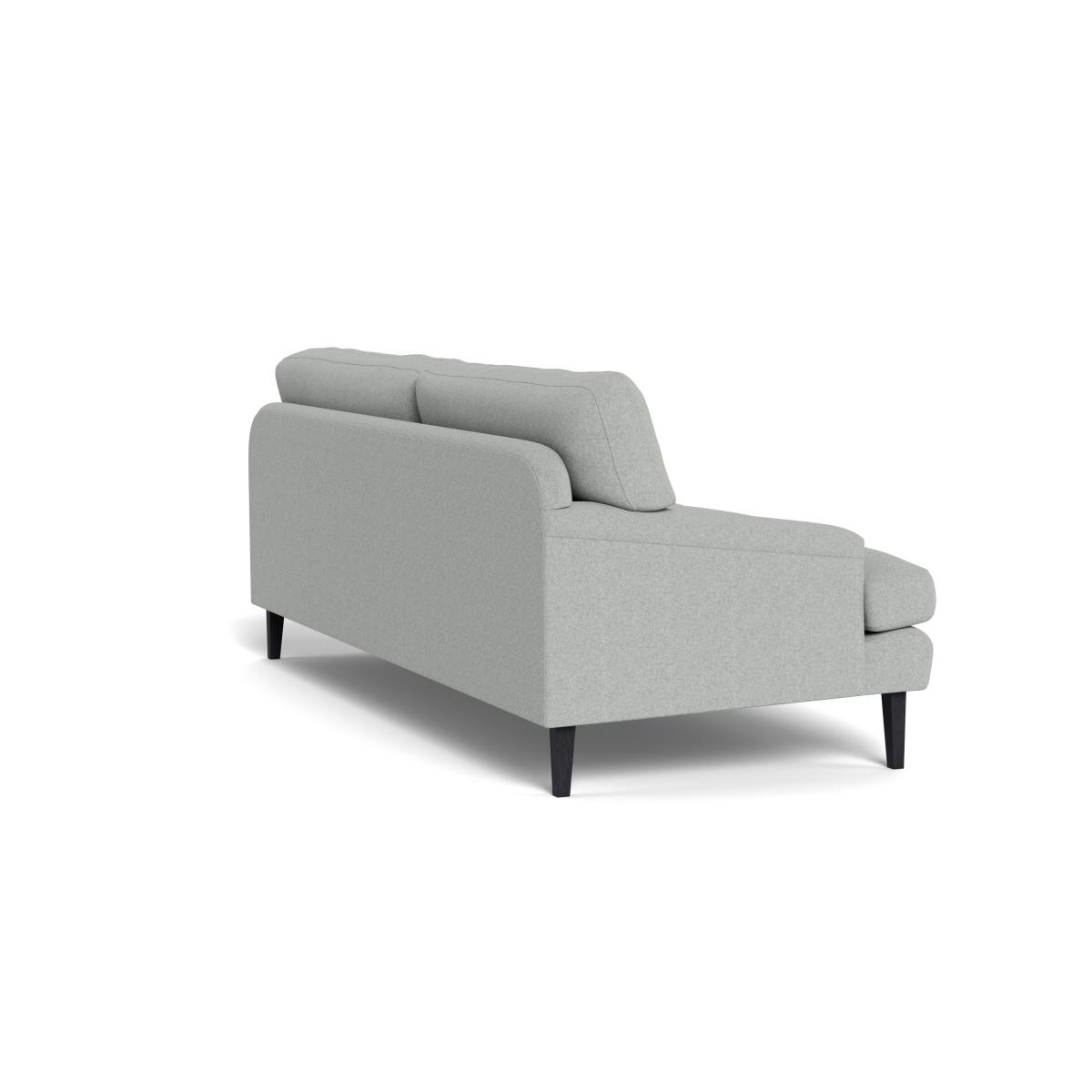 Heal's Stanton 4 Seater Sofa Melton Wool Limestone Black Feet – image 5