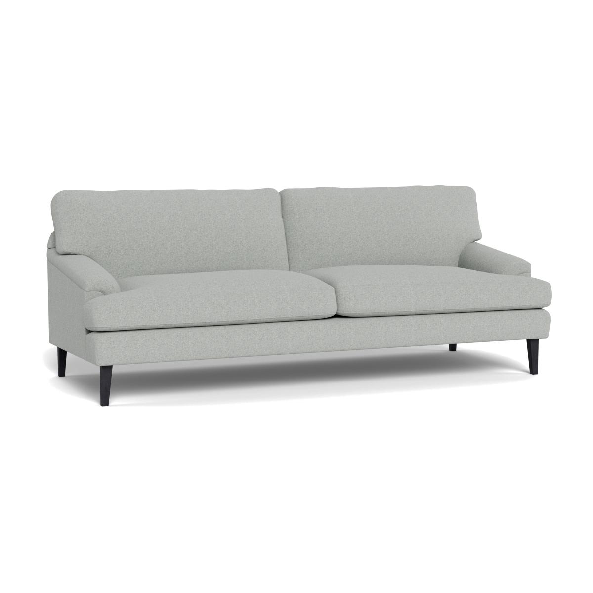 Heal's Stanton 4 Seater Sofa Melton Wool Limestone Black Feet – image 1